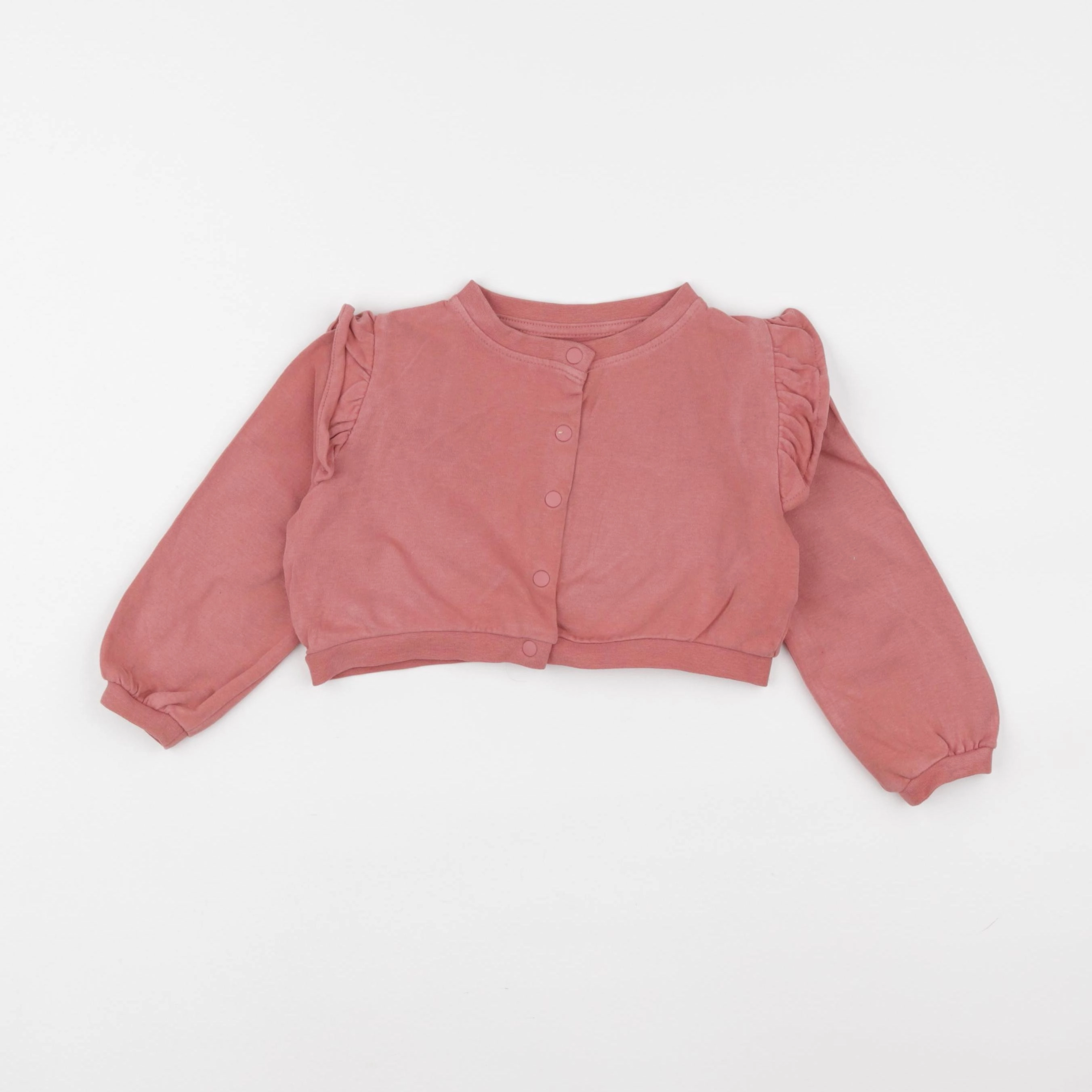 Vertbaudet - sweat rose - 2 ans