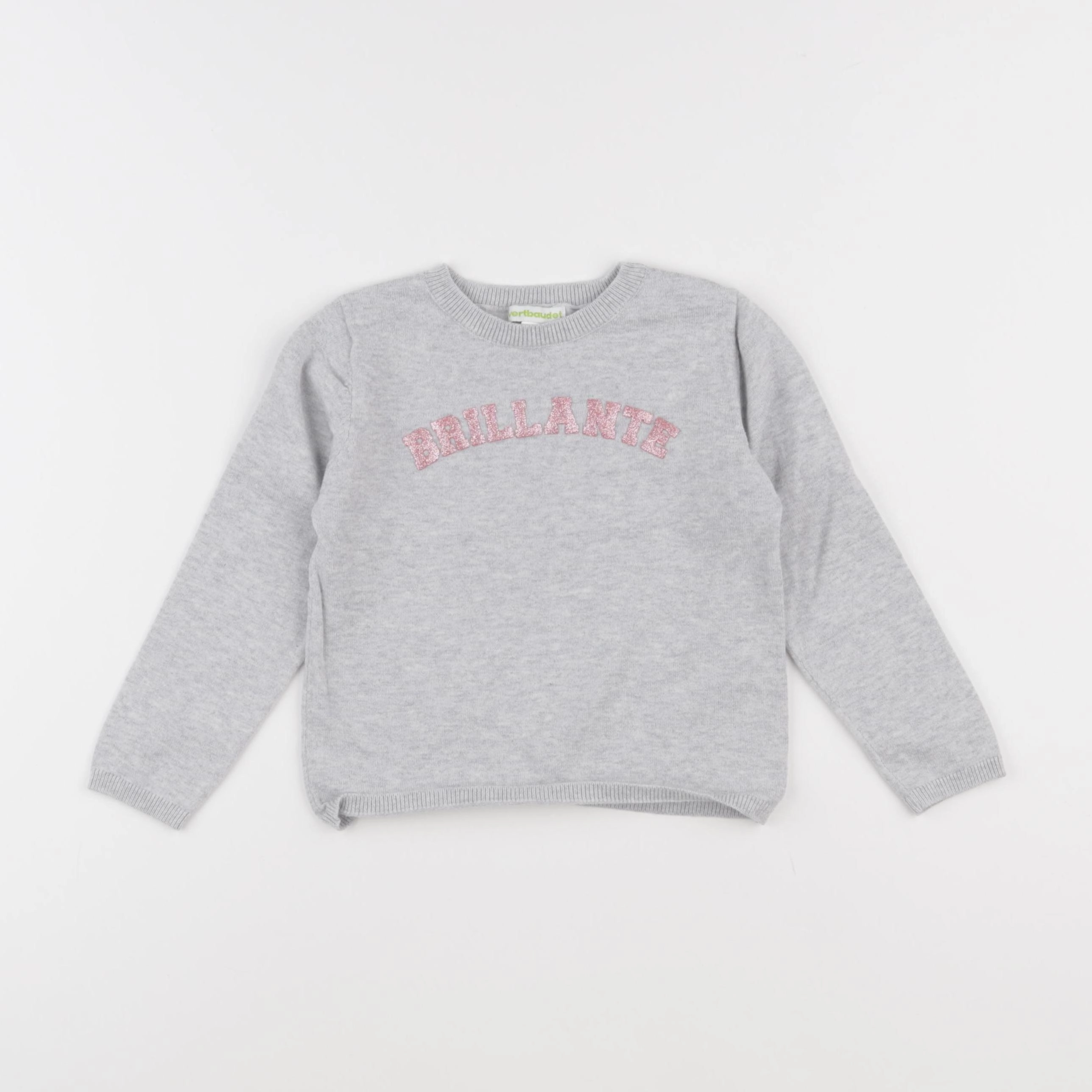 Vertbaudet - pull gris - 3 ans