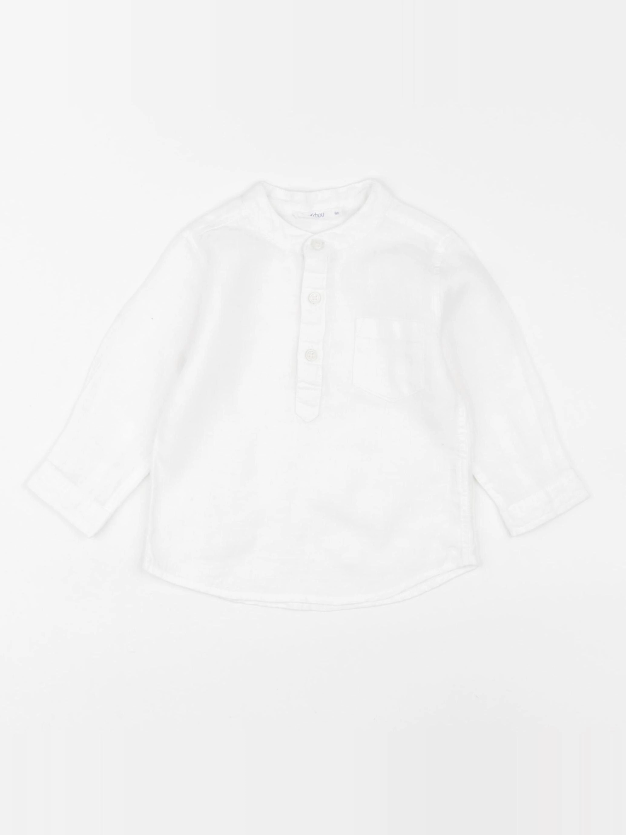Boutchou - chemise blanc - 9 mois