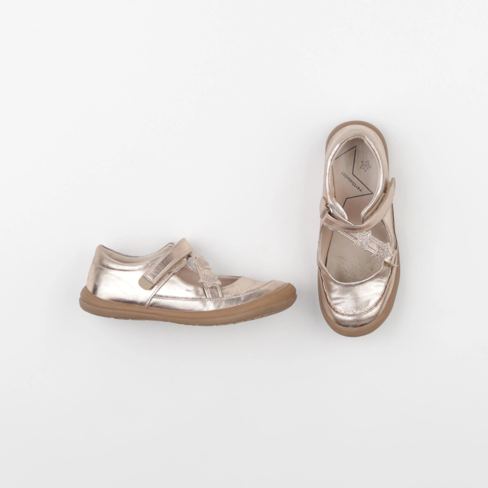 Vertbaudet - ballerines or - pointure 32