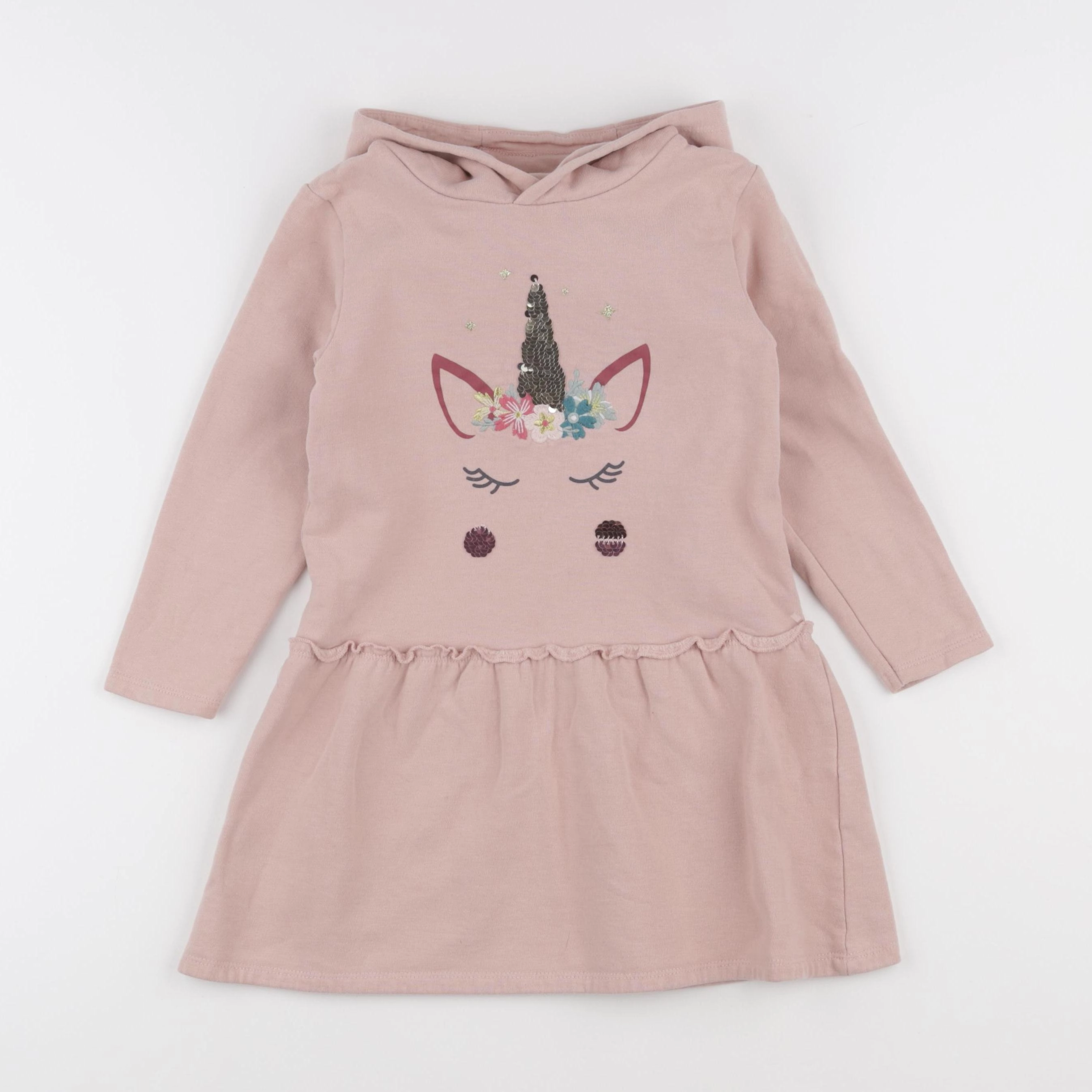 Vertbaudet - robe rose - 6 ans