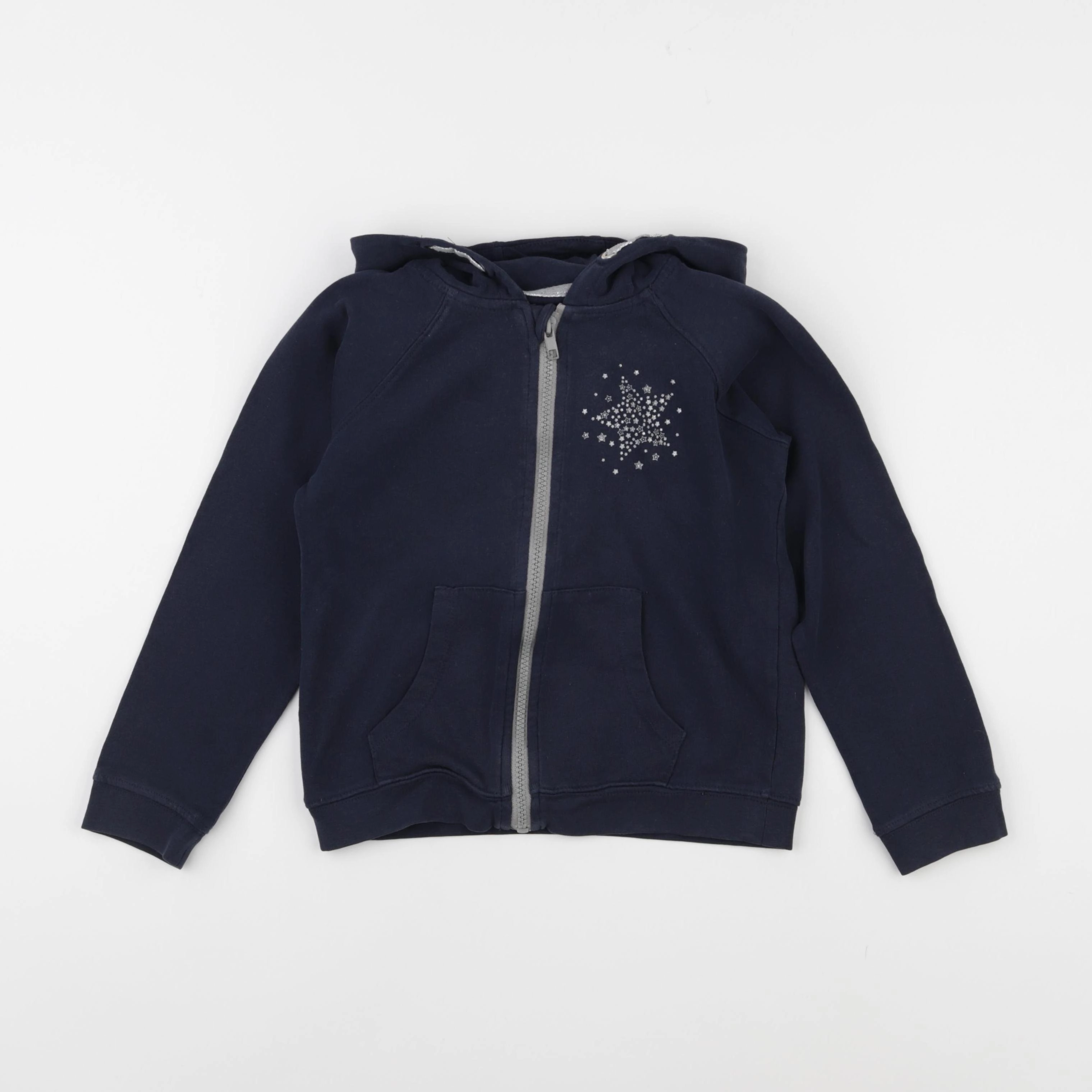 Vertbaudet - sweat bleu - 8 ans