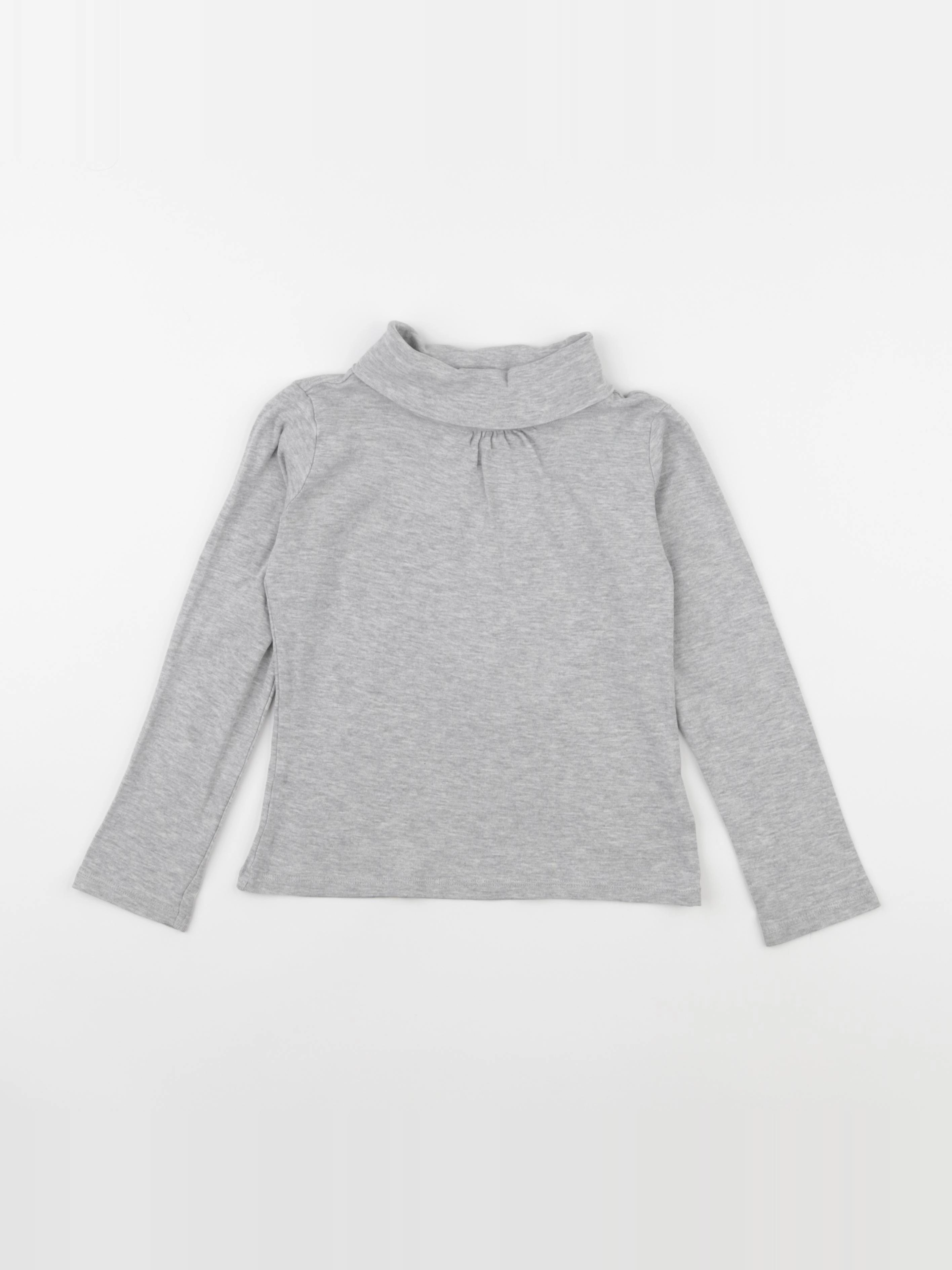 Vertbaudet - sous-pull gris - 8 ans