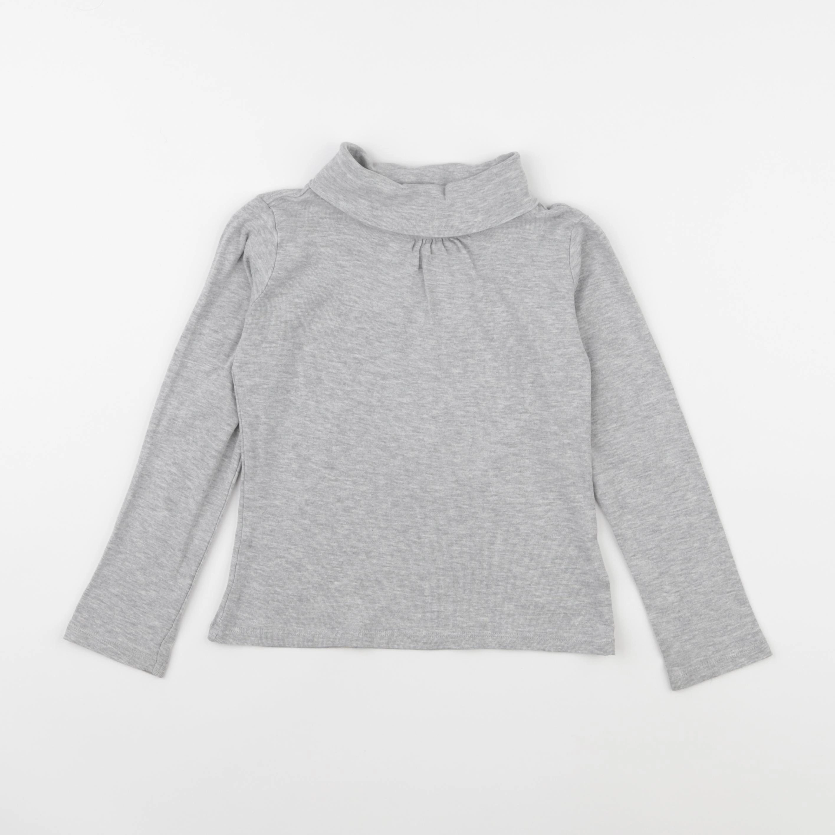 Vertbaudet - sous-pull gris - 8 ans
