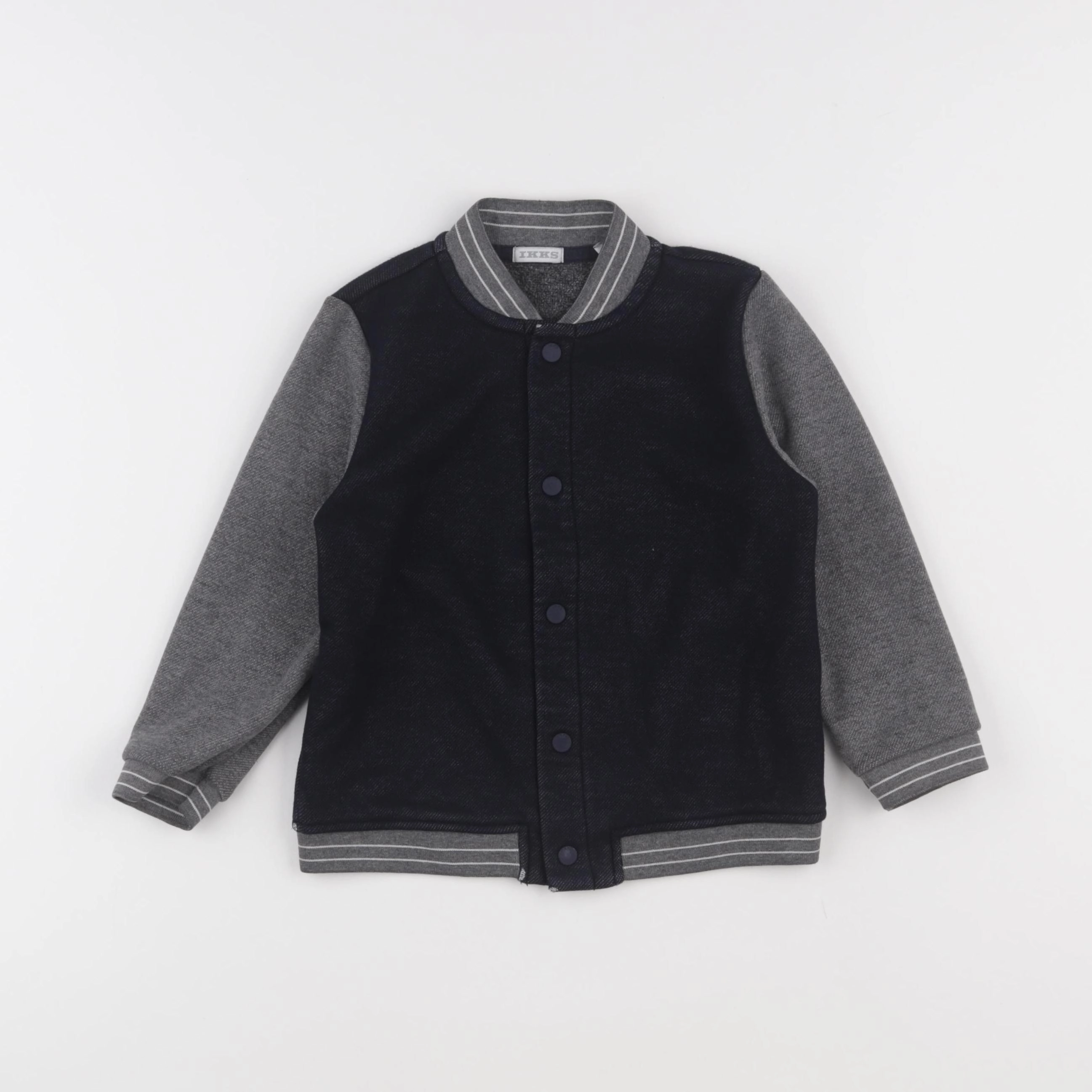 IKKS - sweat imprimé au dos bleu, gris - 3 ans