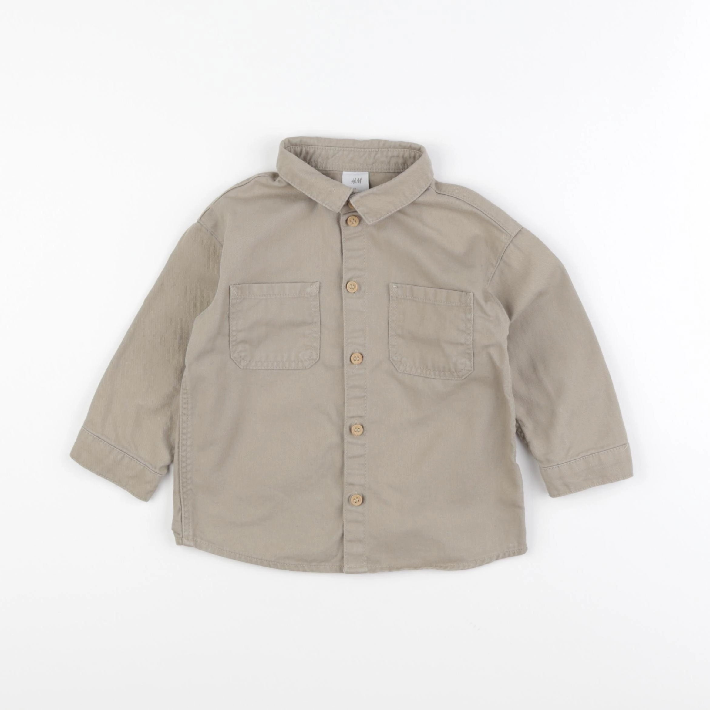 H&M - chemise marron - 12/18 mois