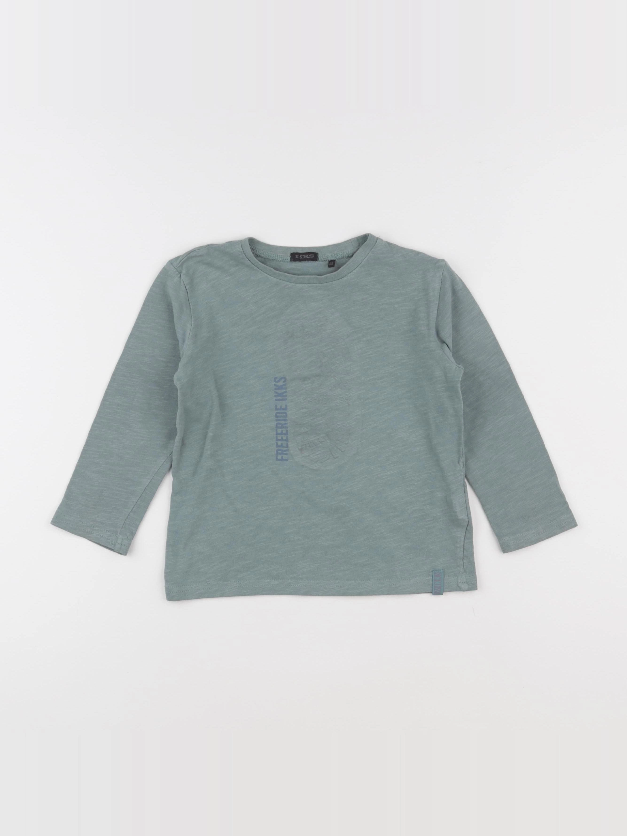 IKKS - tee-shirt vert - 4 ans