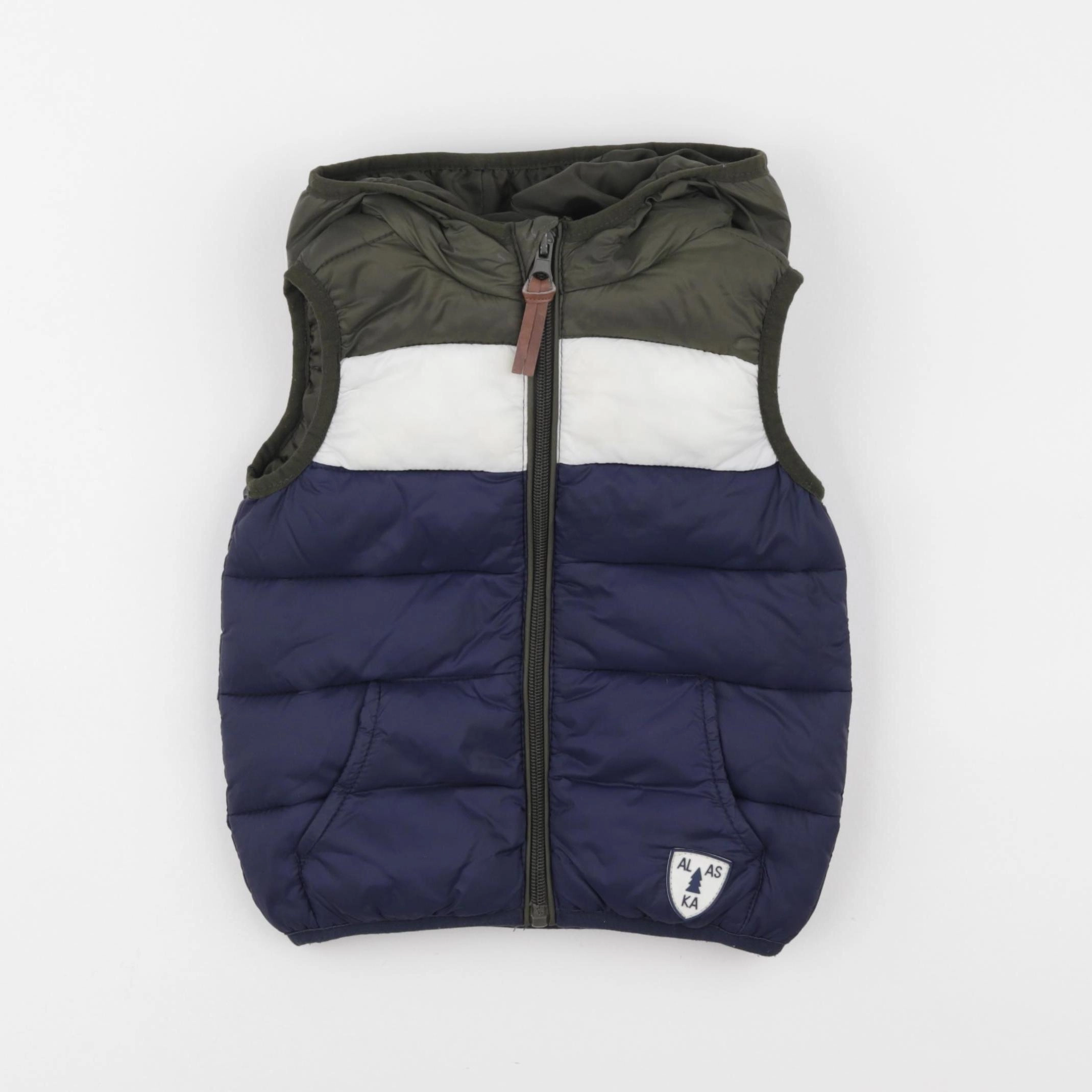 Vertbaudet - doudoune vert - 3 ans