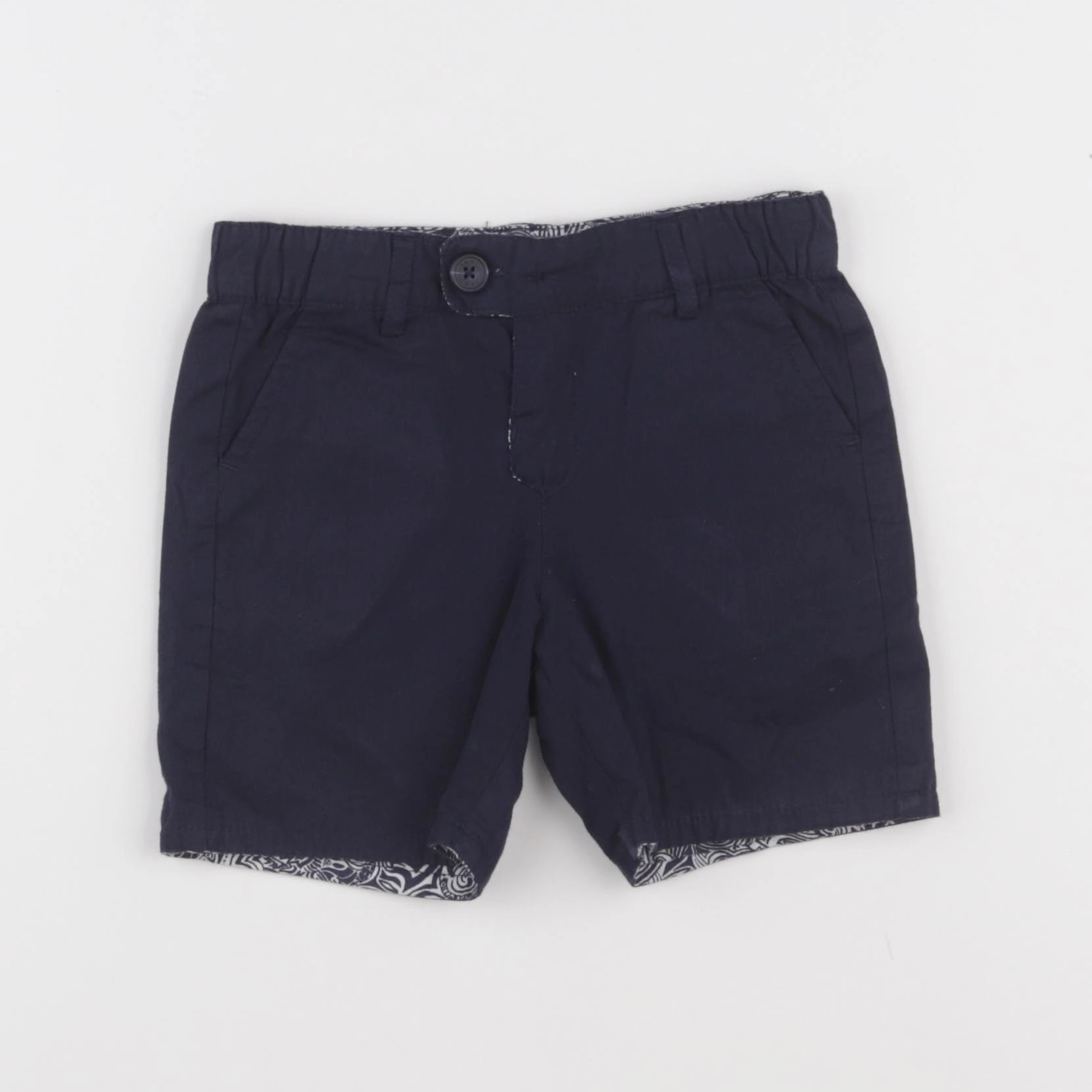 IKKS - short réversible bleu - 2 ans