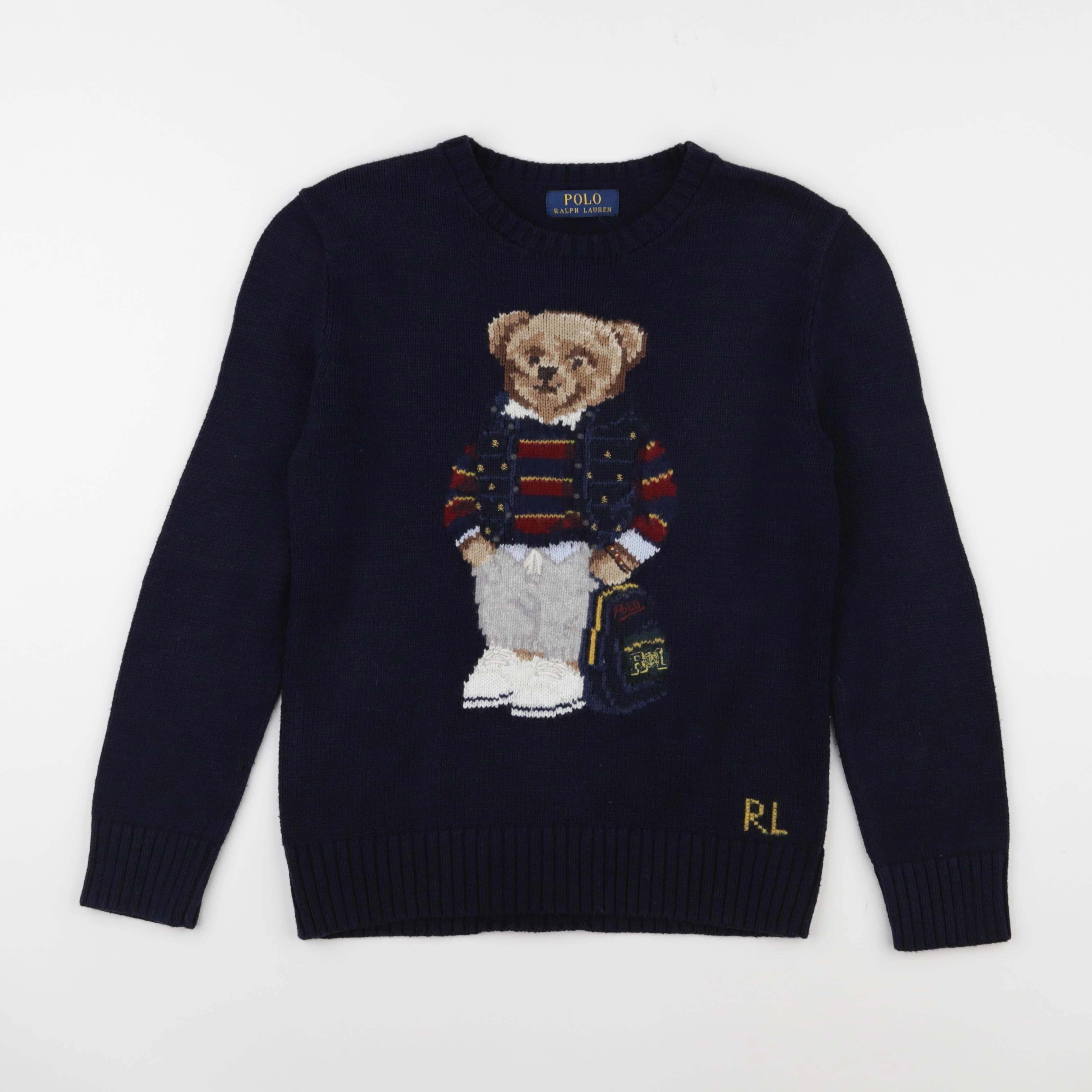 Ralph Lauren - pull bleu - 14 ans
