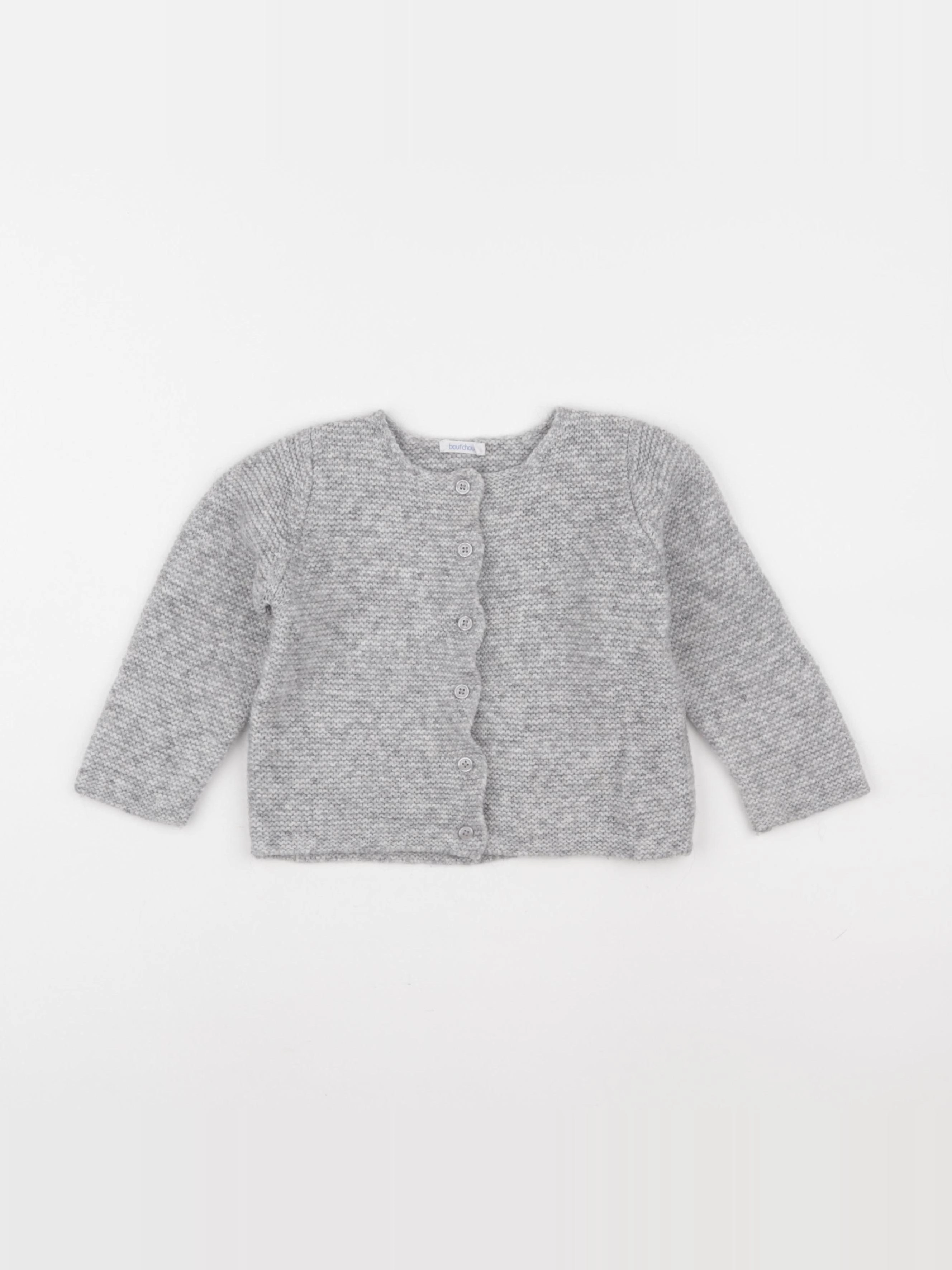 Boutchou - gilet gris - 24 mois