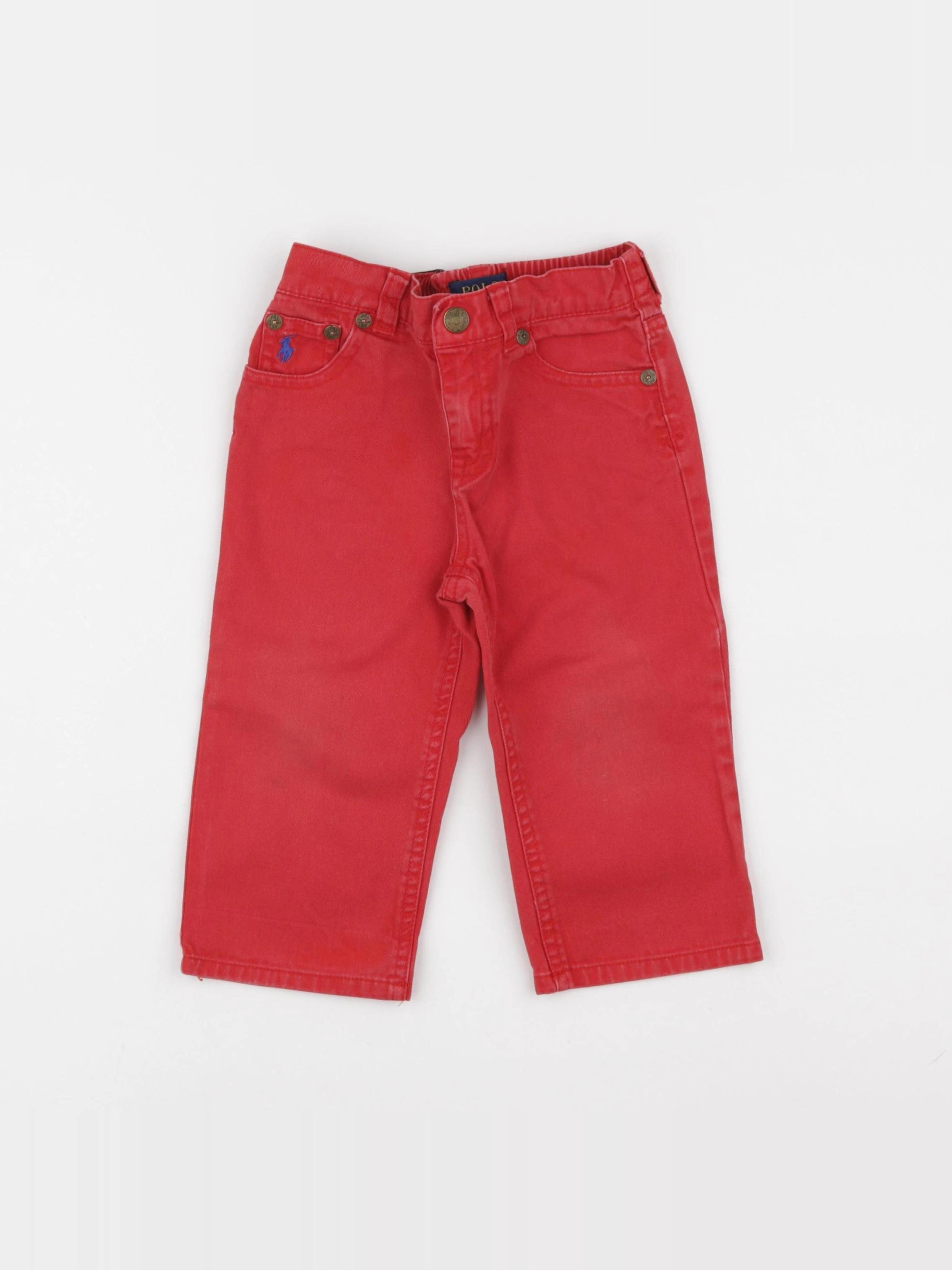 Ralph Lauren - jean rouge - 18 mois