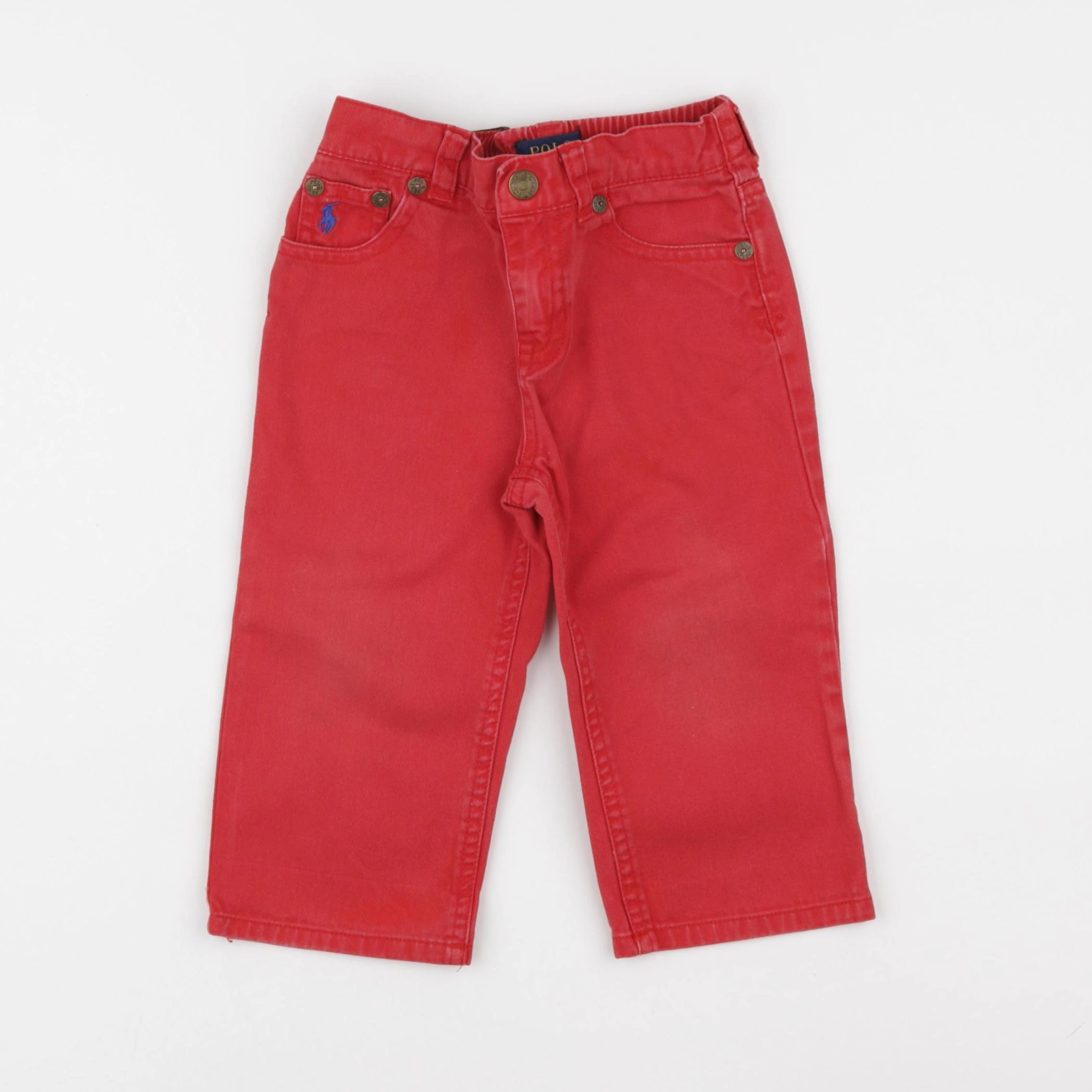 Ralph Lauren - jean rouge - 18 mois