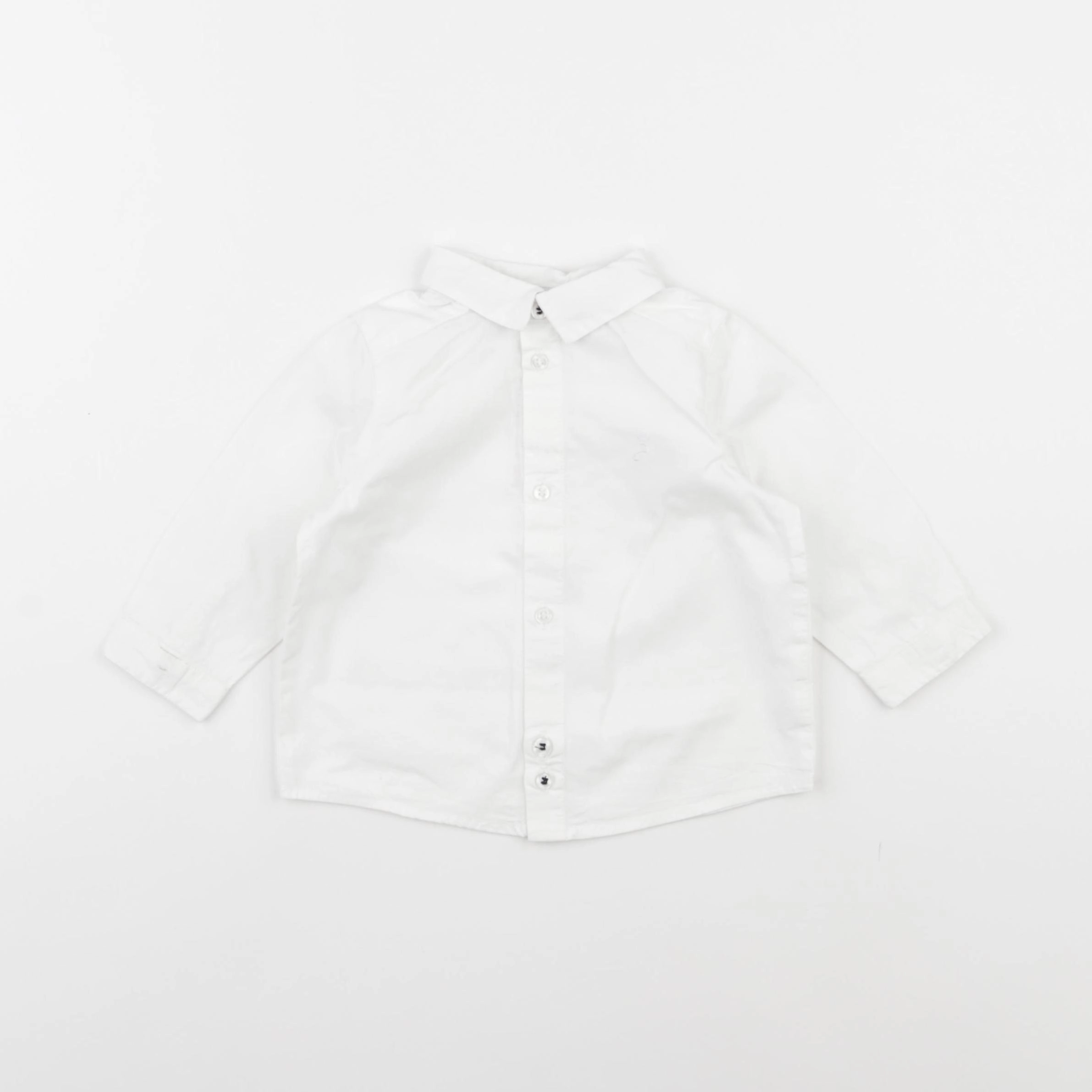 Jacadi - chemise blanc - 6 mois