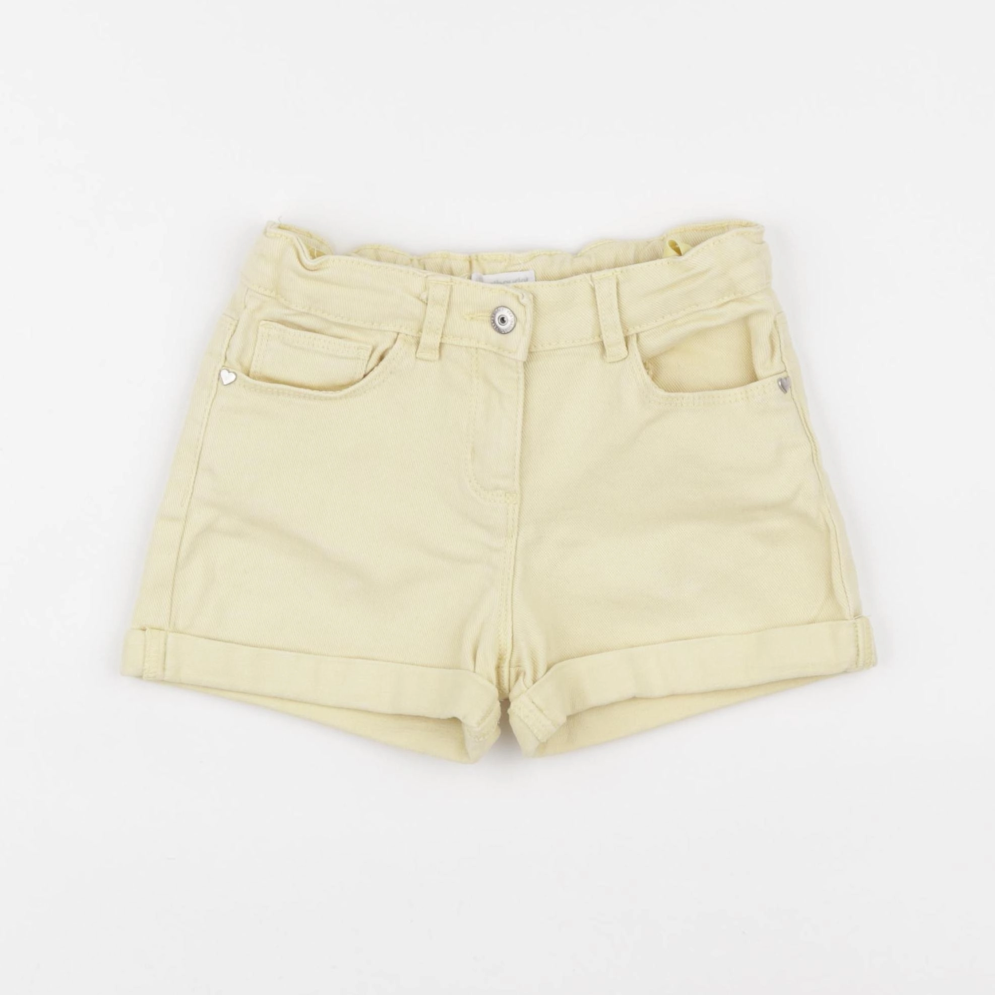 Vertbaudet - short jaune - 8 ans