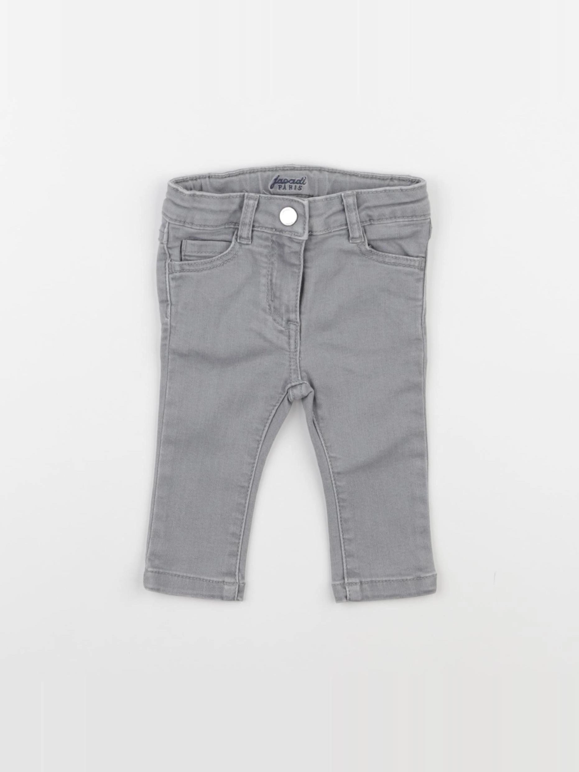 Jacadi - jean gris - 6 mois