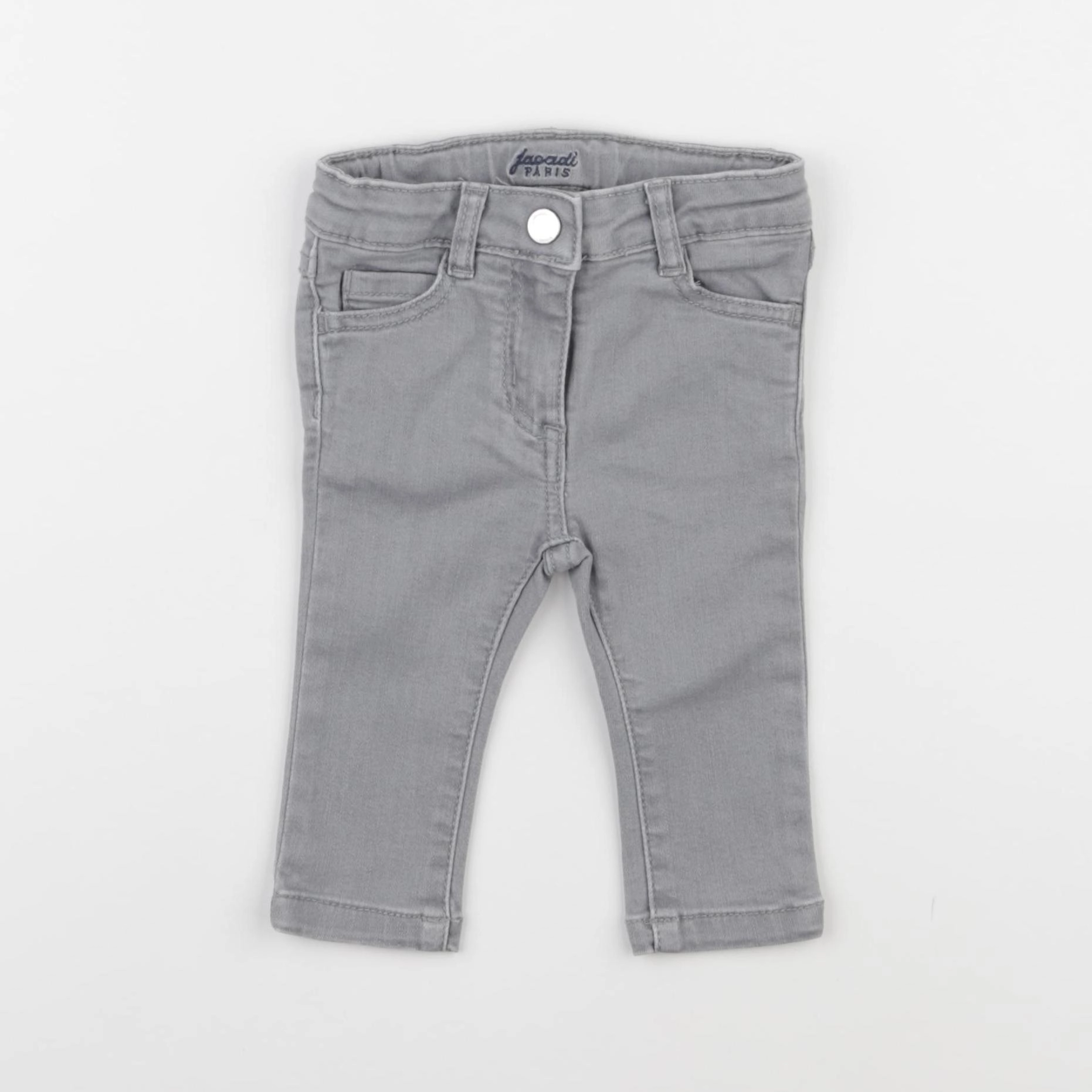 Jacadi - jean gris - 6 mois