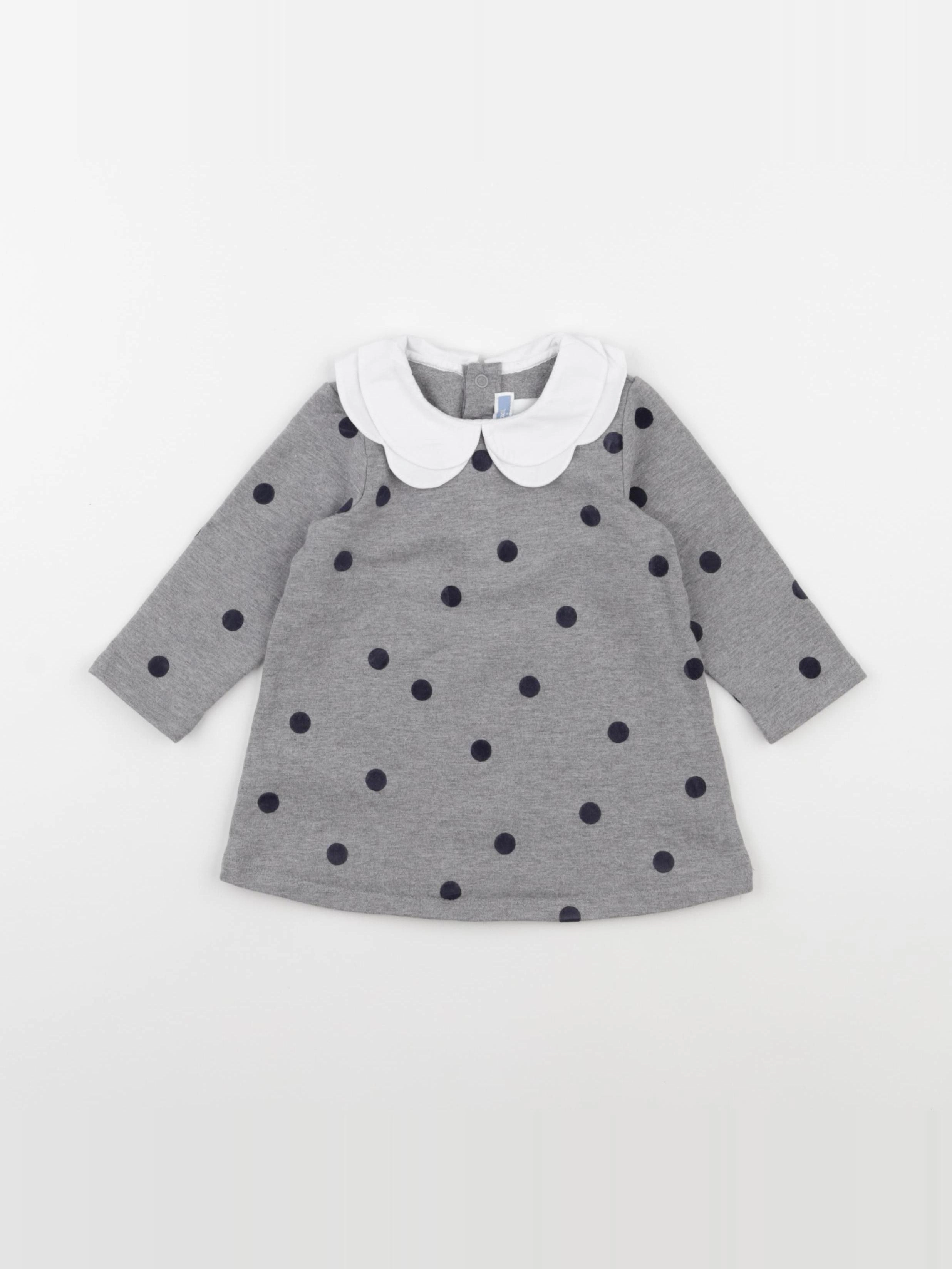 Jacadi - robe gris - 12 mois