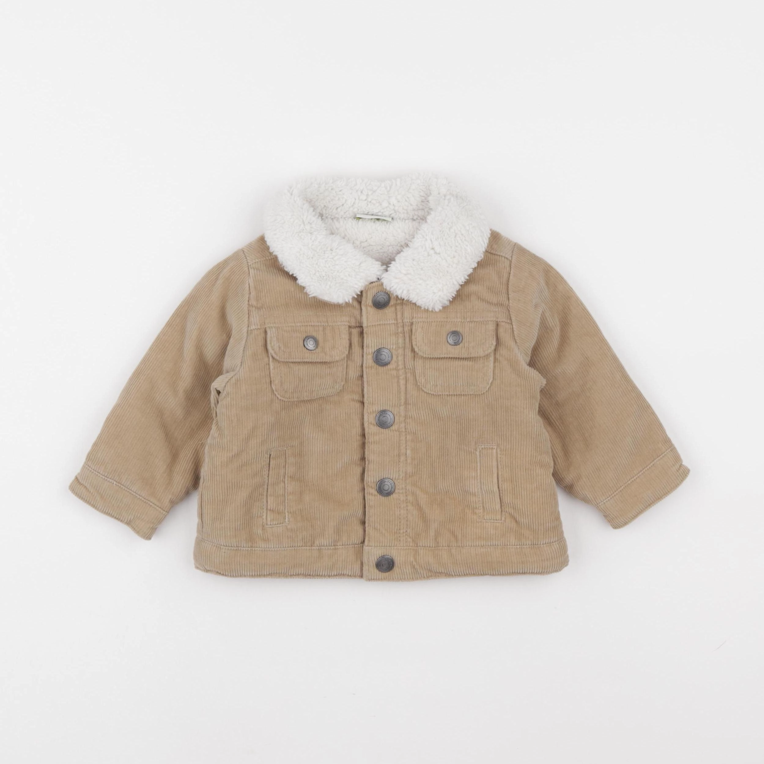 Tape à l'oeil - veste doublé beige - 9 mois
