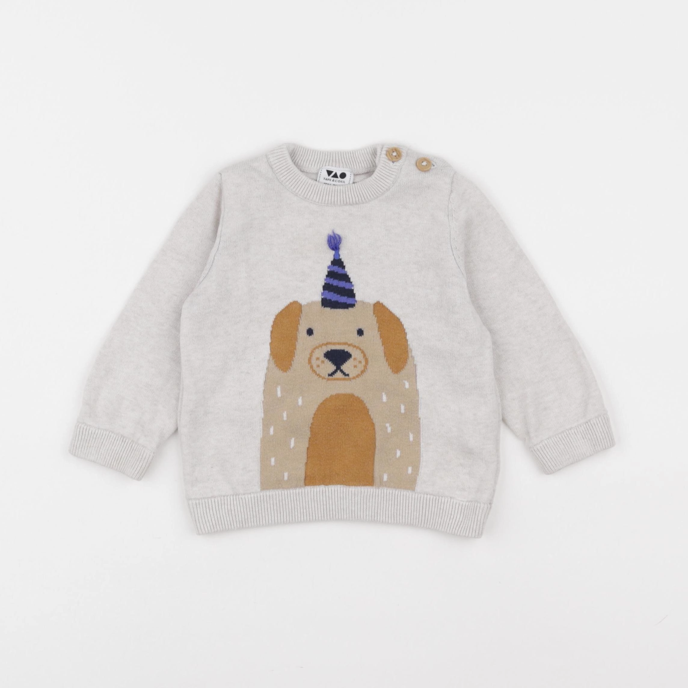 Tape à l'oeil - pull beige - 12 mois