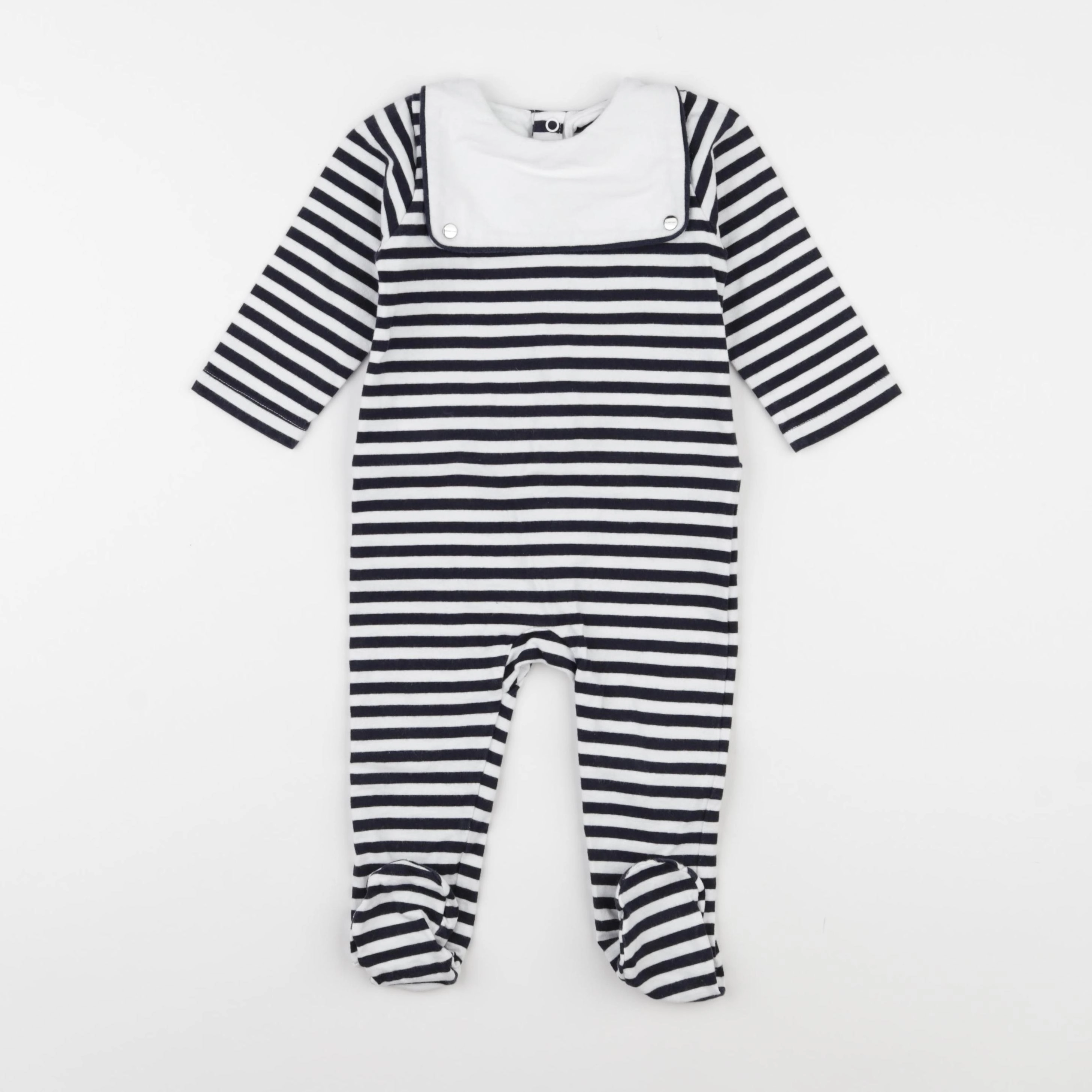 Jacadi - pyjama coton bleu - 12 mois