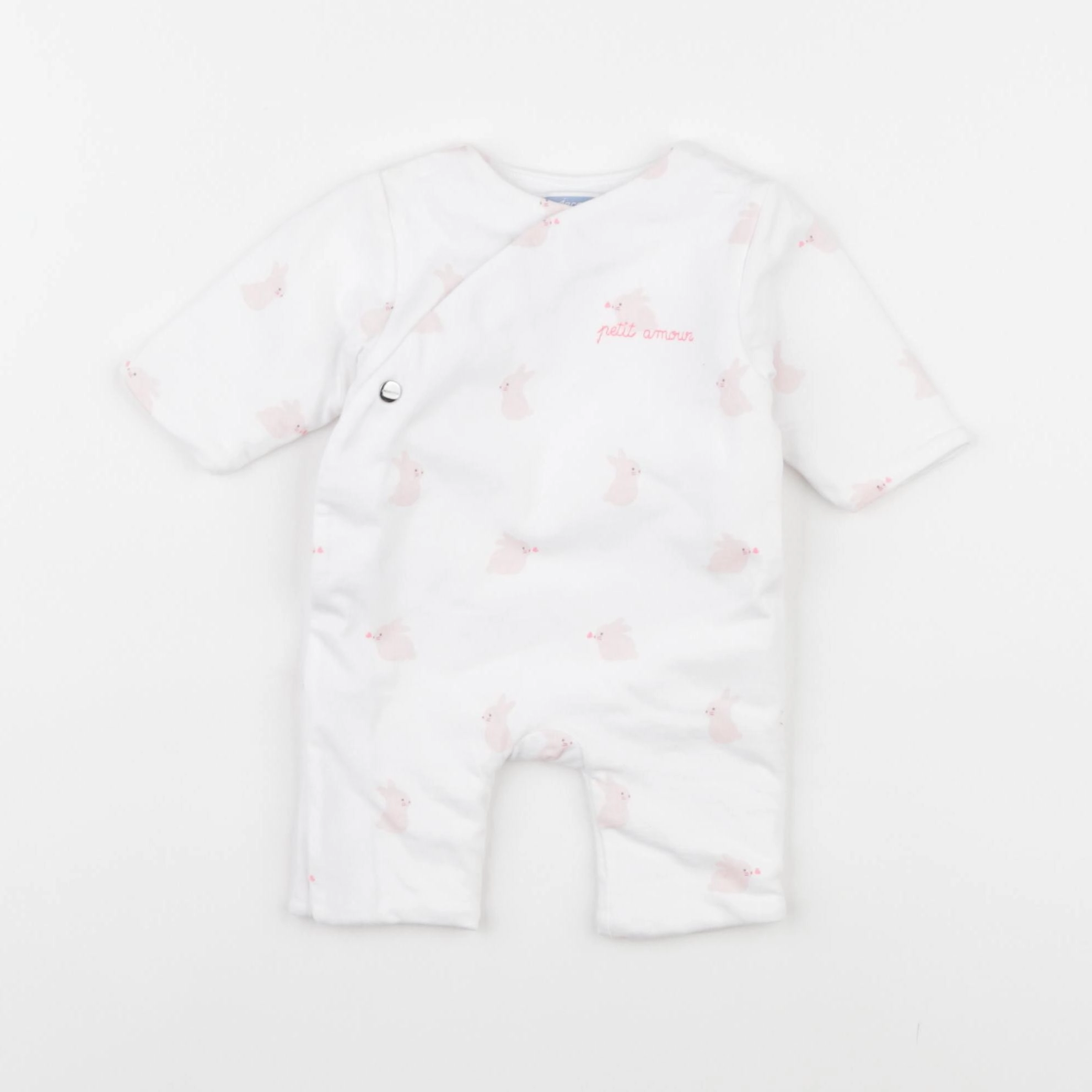 Jacadi - pyjama coton blanc - 0 mois