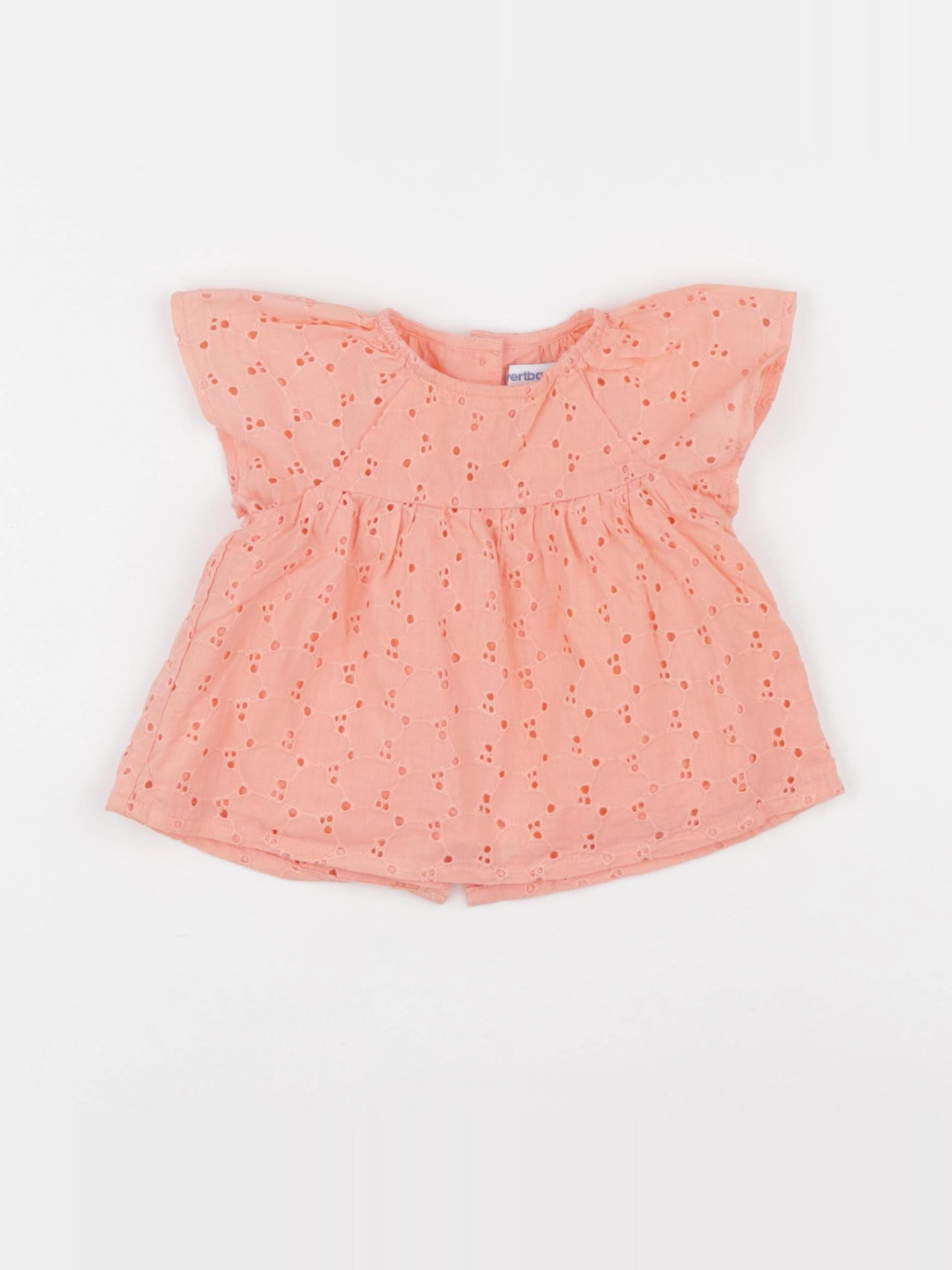 Vertbaudet - blouse rose - 9 mois