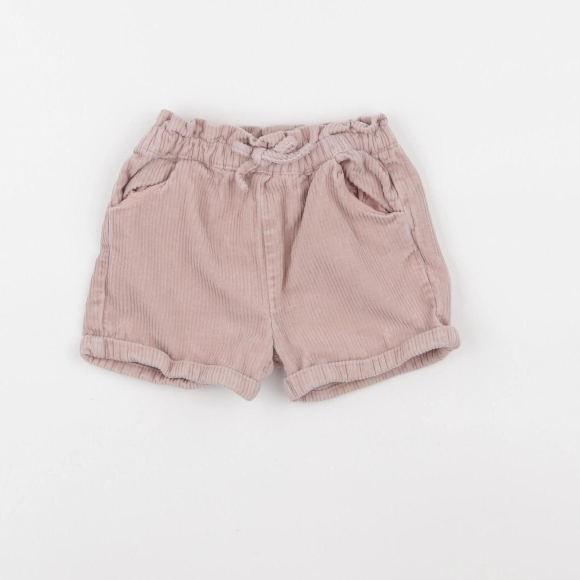 Vertbaudet - short rose - 18 mois