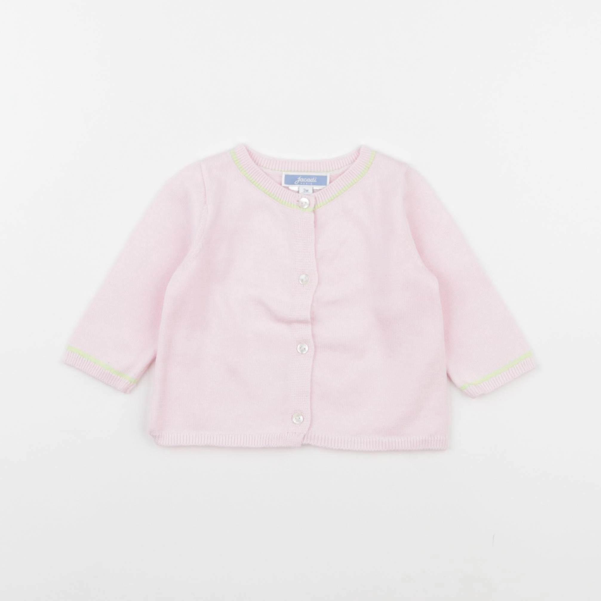 Jacadi - gilet rose - 3 mois