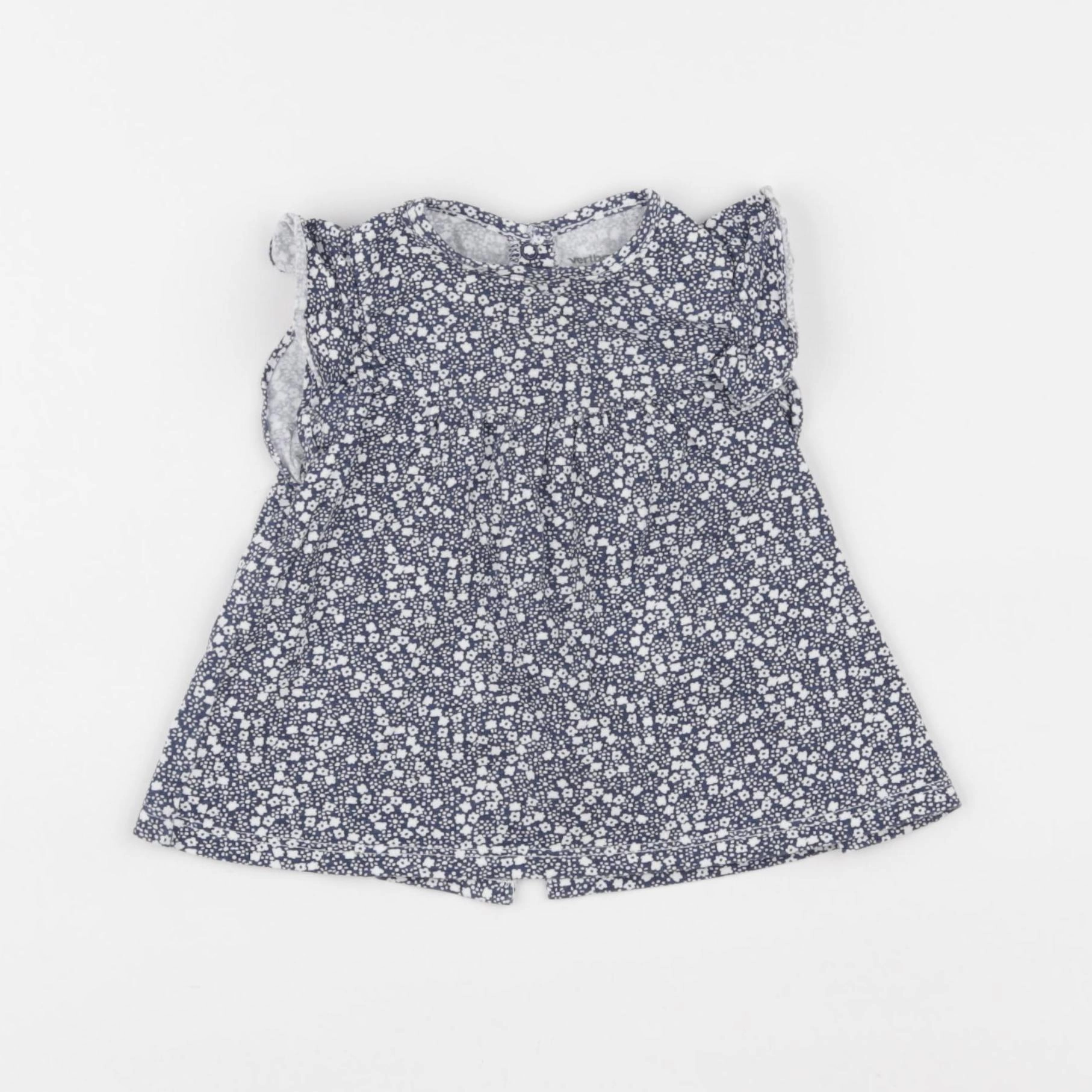 Vertbaudet - tee-shirt bleu - 9 mois