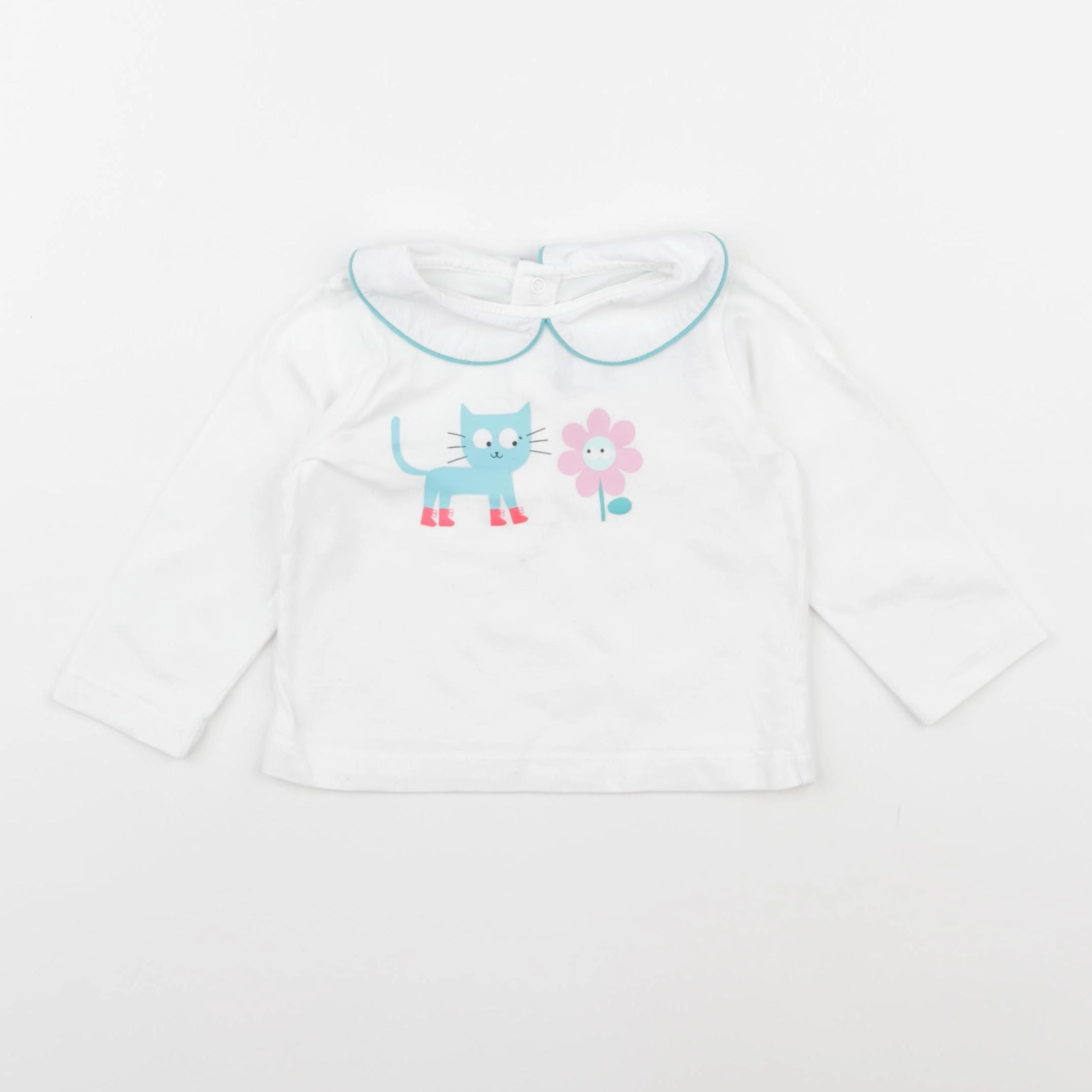 Jacadi - tee-shirt blanc - 12 mois