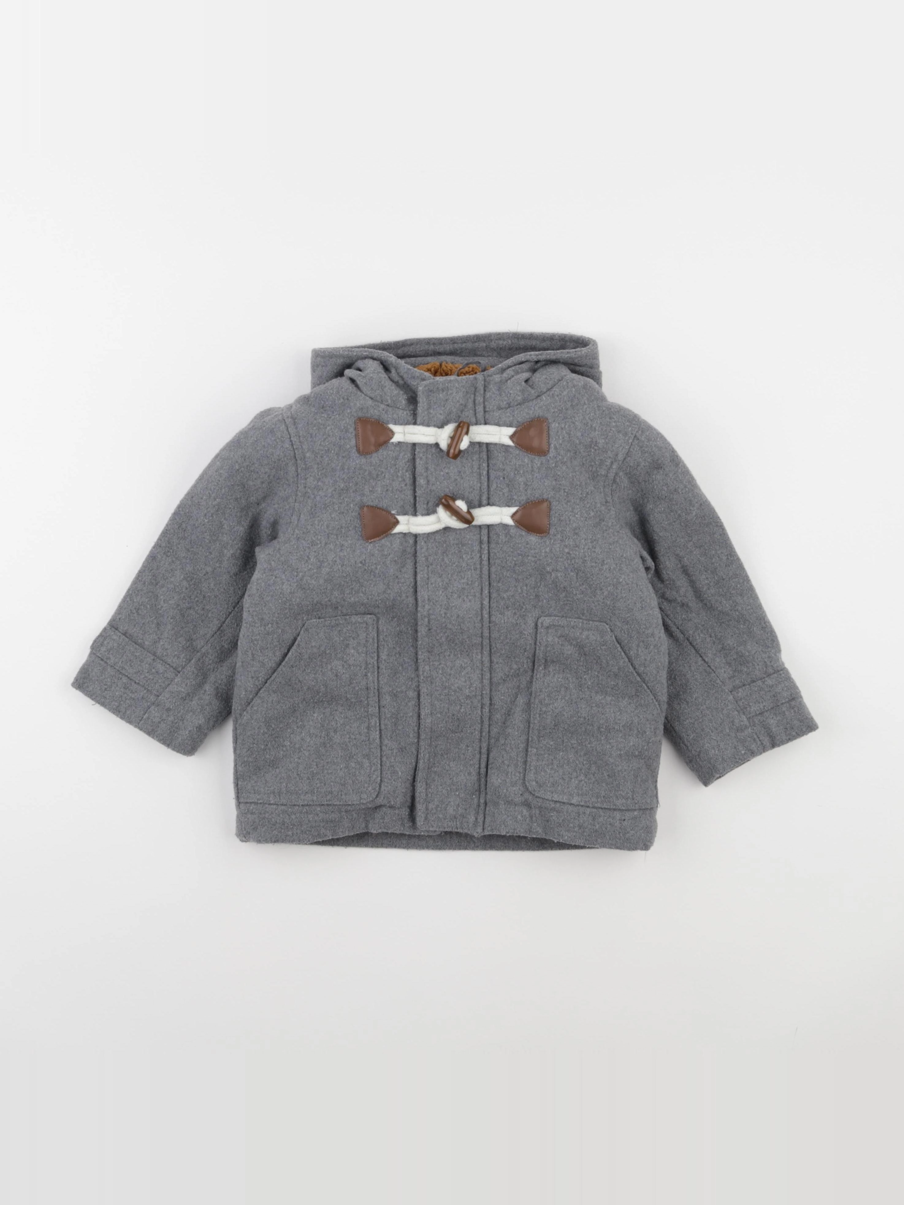 Vertbaudet - manteau gris - 2 ans