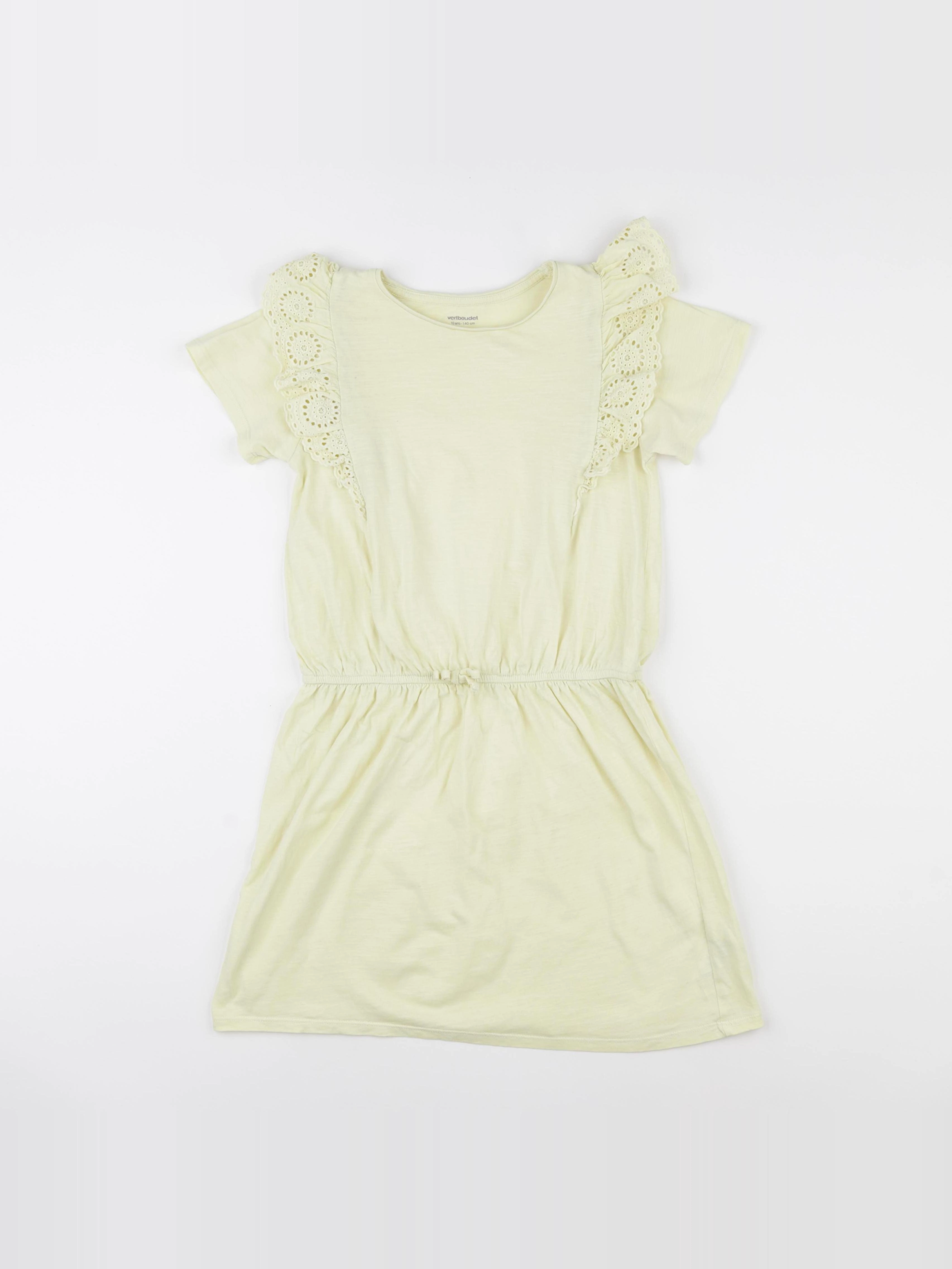Vertbaudet - robe jaune - 10 ans