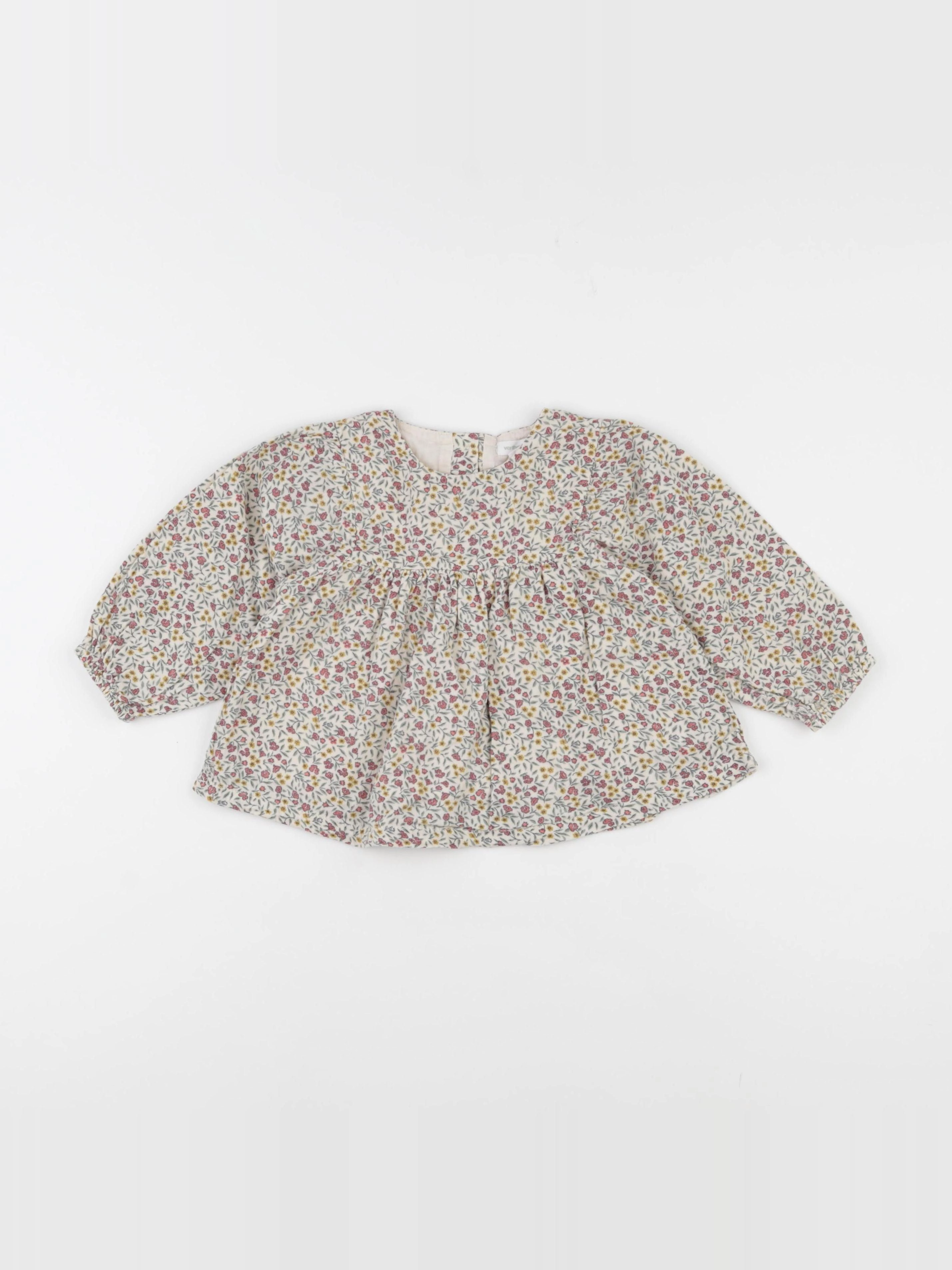 Vertbaudet - blouse multicolore - 18 mois