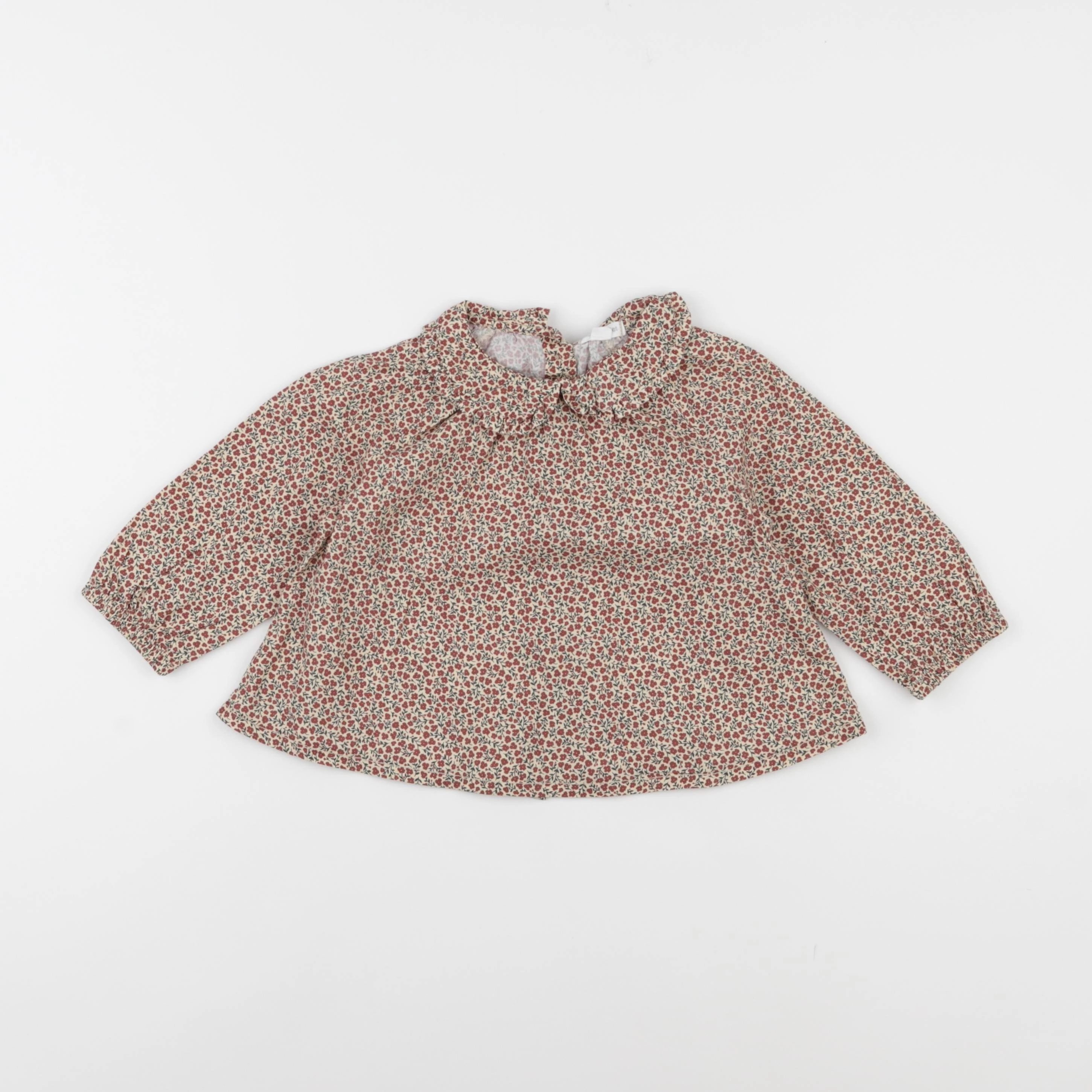 Vertbaudet - blouse rouge - 18 mois