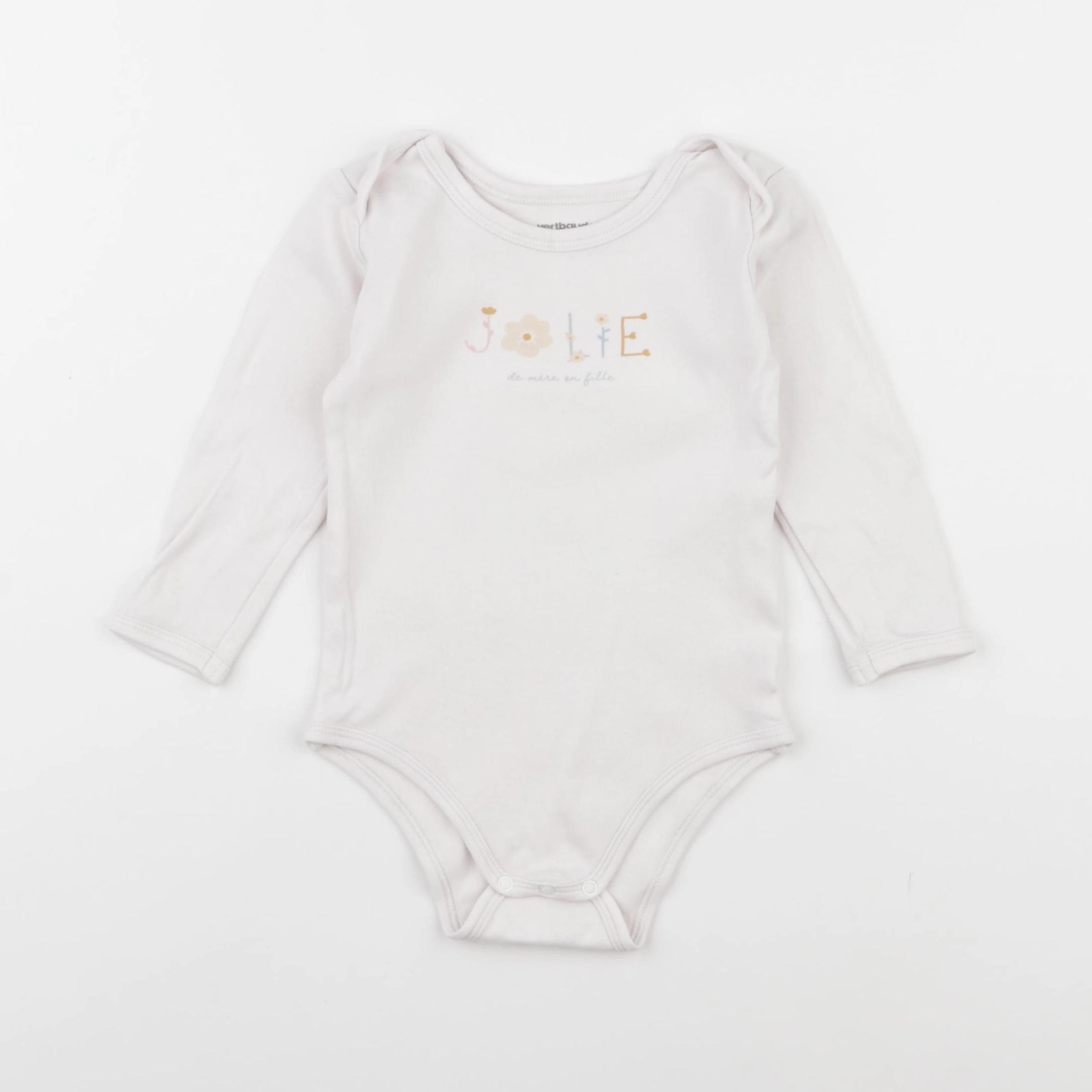 Vertbaudet - body rose - 18 mois