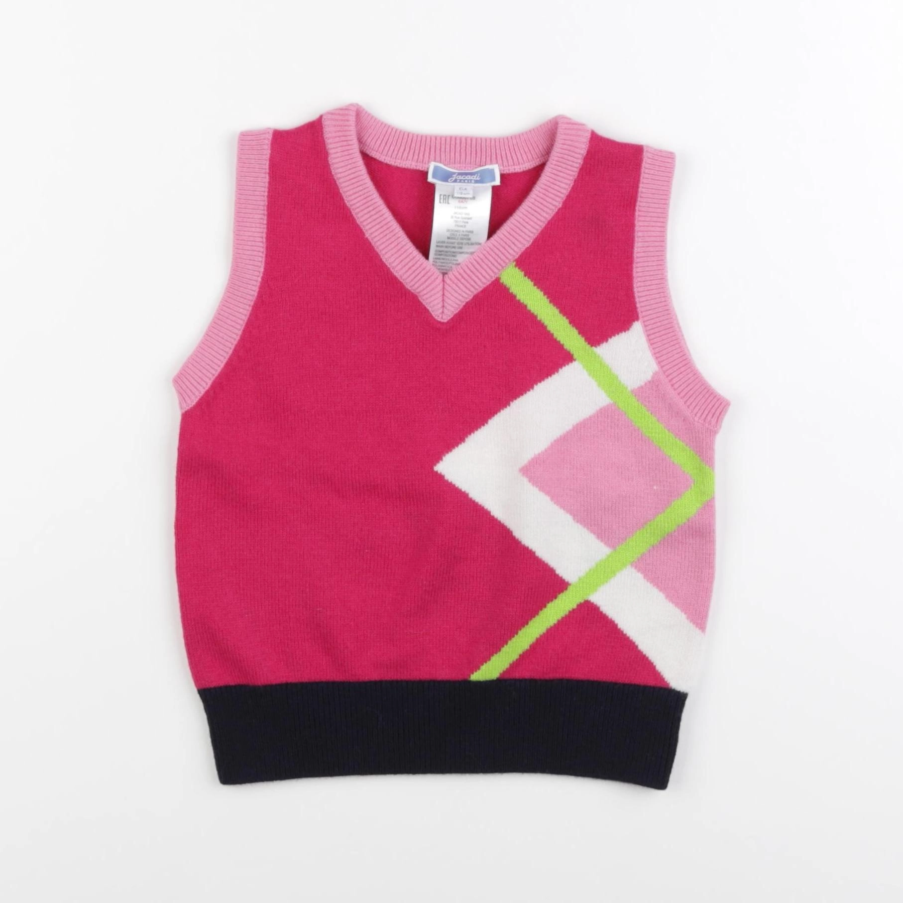 Jacadi - pull rose - 6 ans
