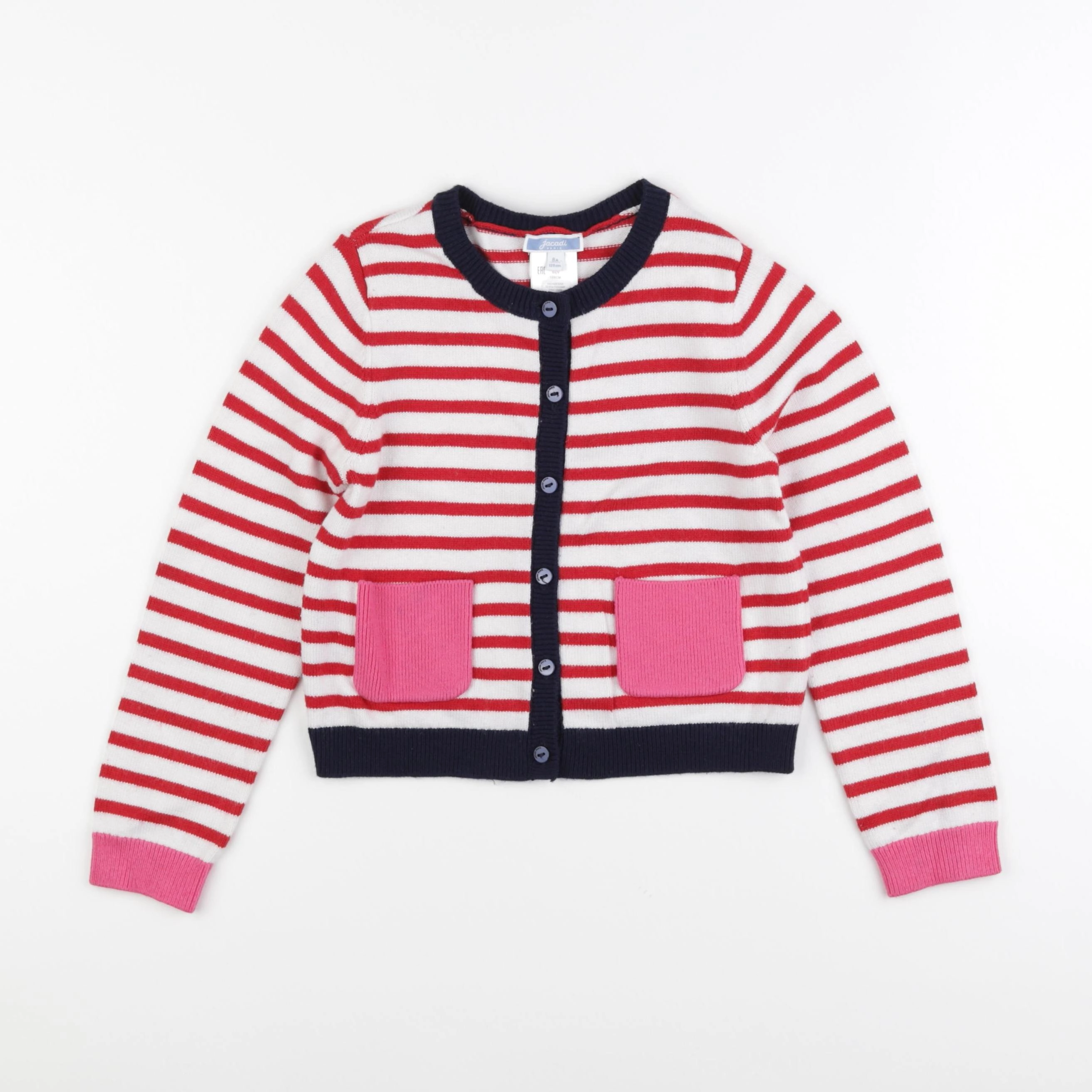 Jacadi - gilet rouge - 8 ans