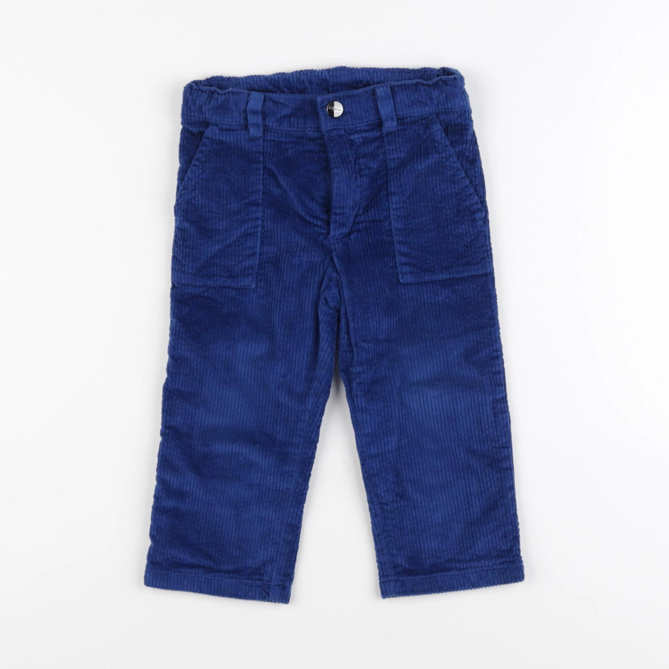 Jacadi - pantalon doublé bleu - 24 mois