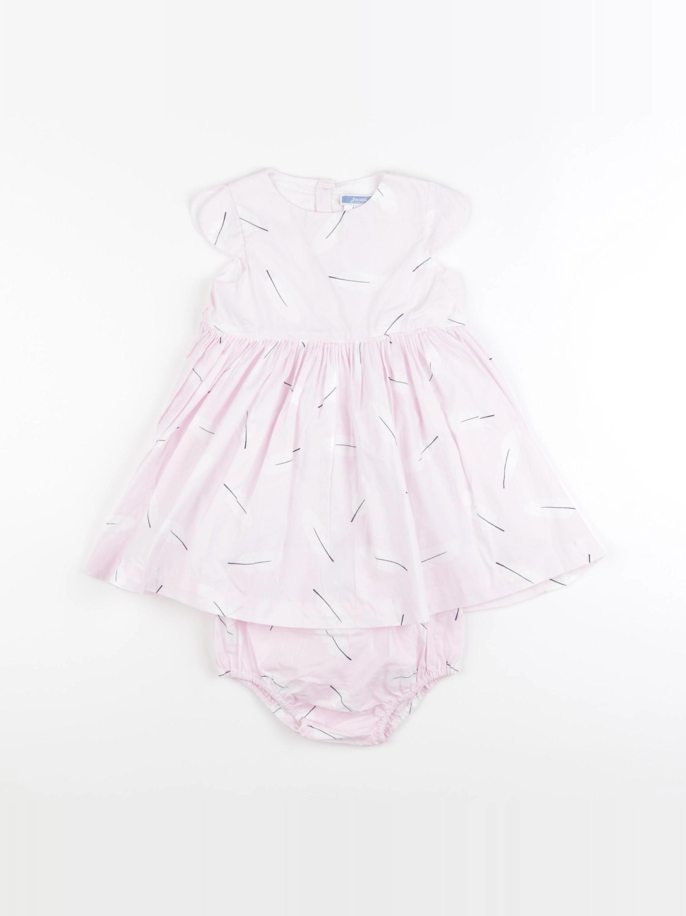 Jacadi - robe rose - 24 mois