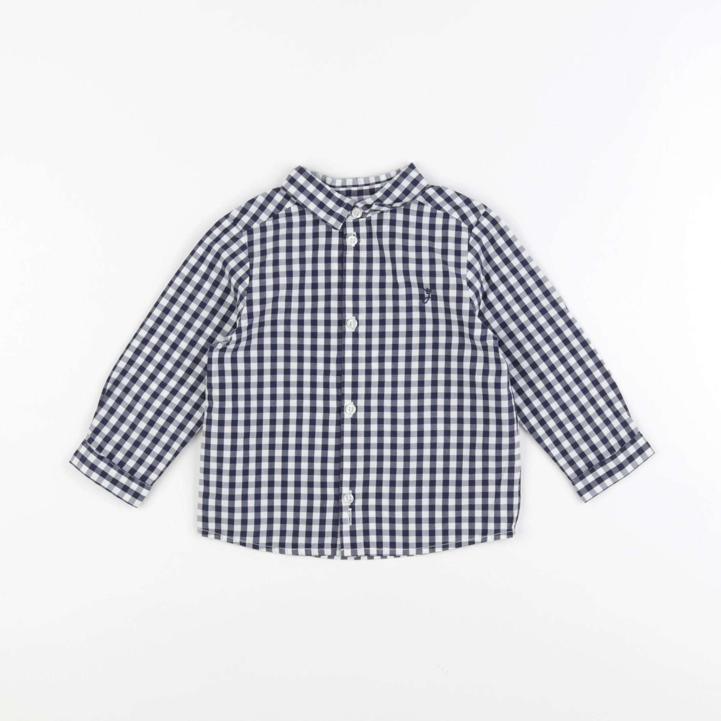 Jacadi - chemise bleu - 18 mois