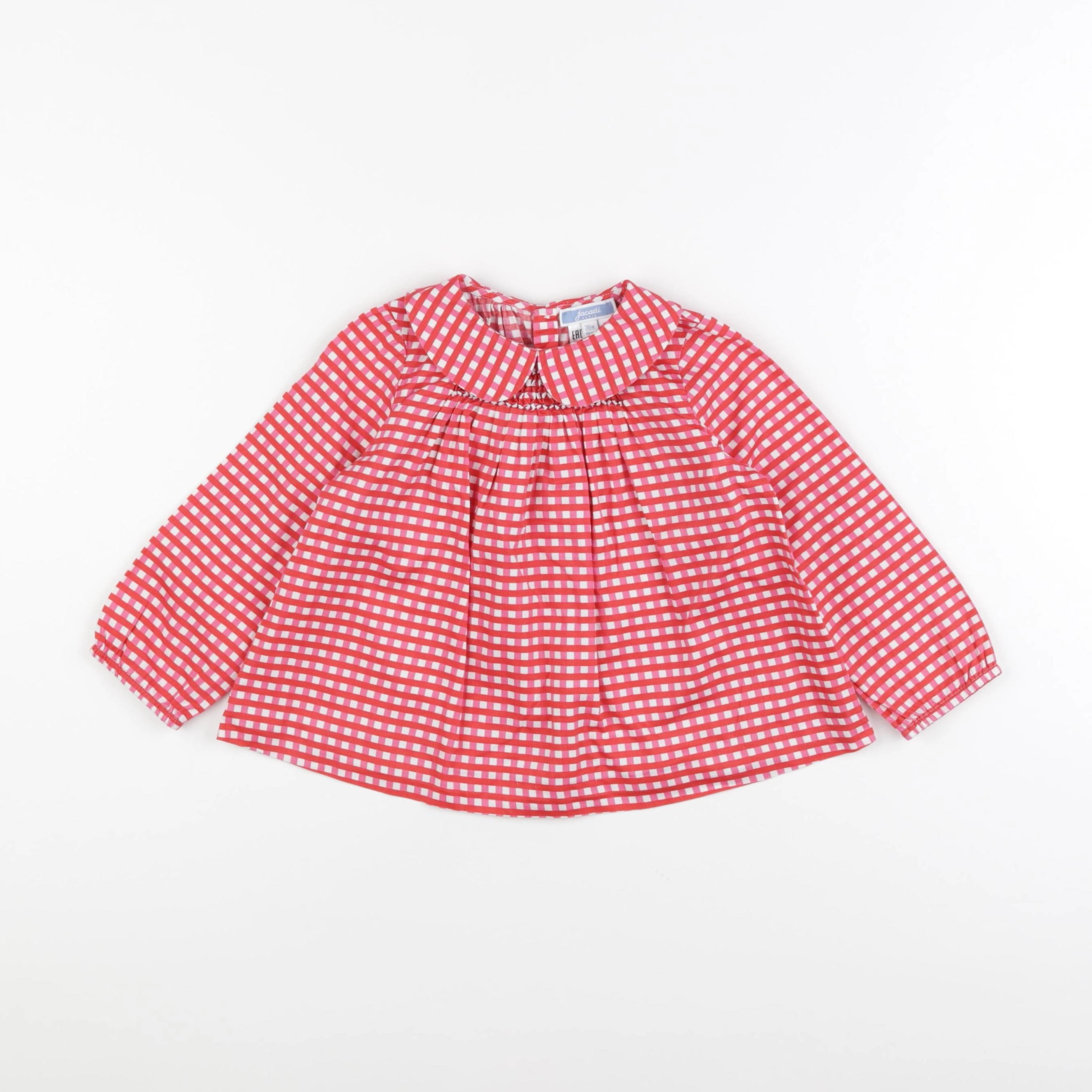 Jacadi - blouse rouge - 36 mois