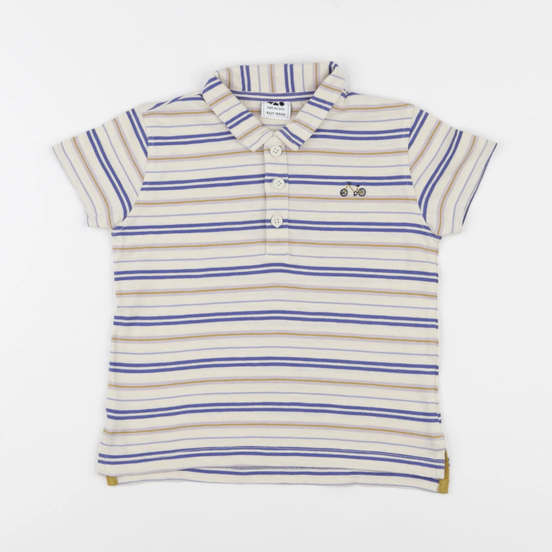 Tape à l'oeil - polo beige - 4 ans
