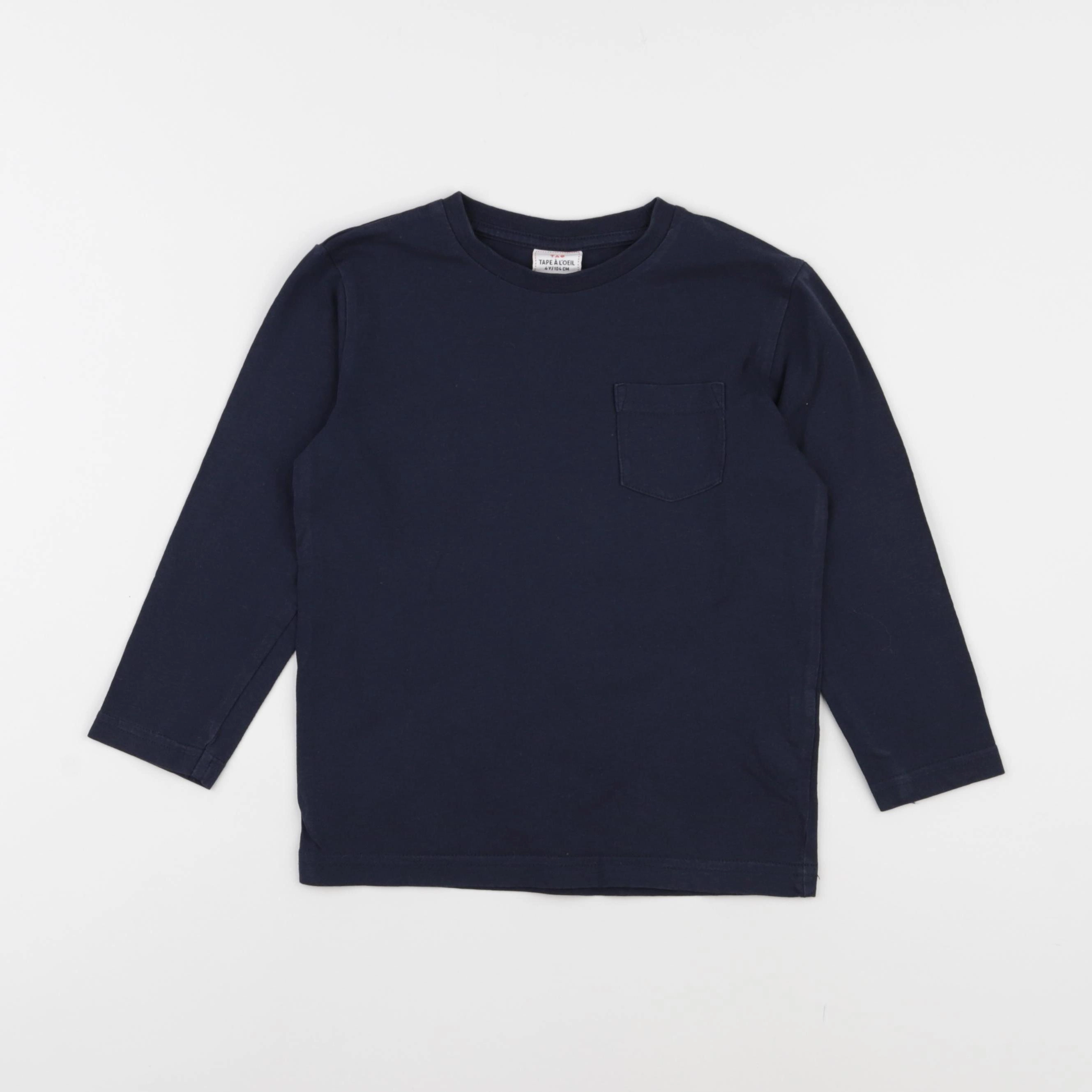 Tape à l'oeil - tee-shirt bleu - 4 ans