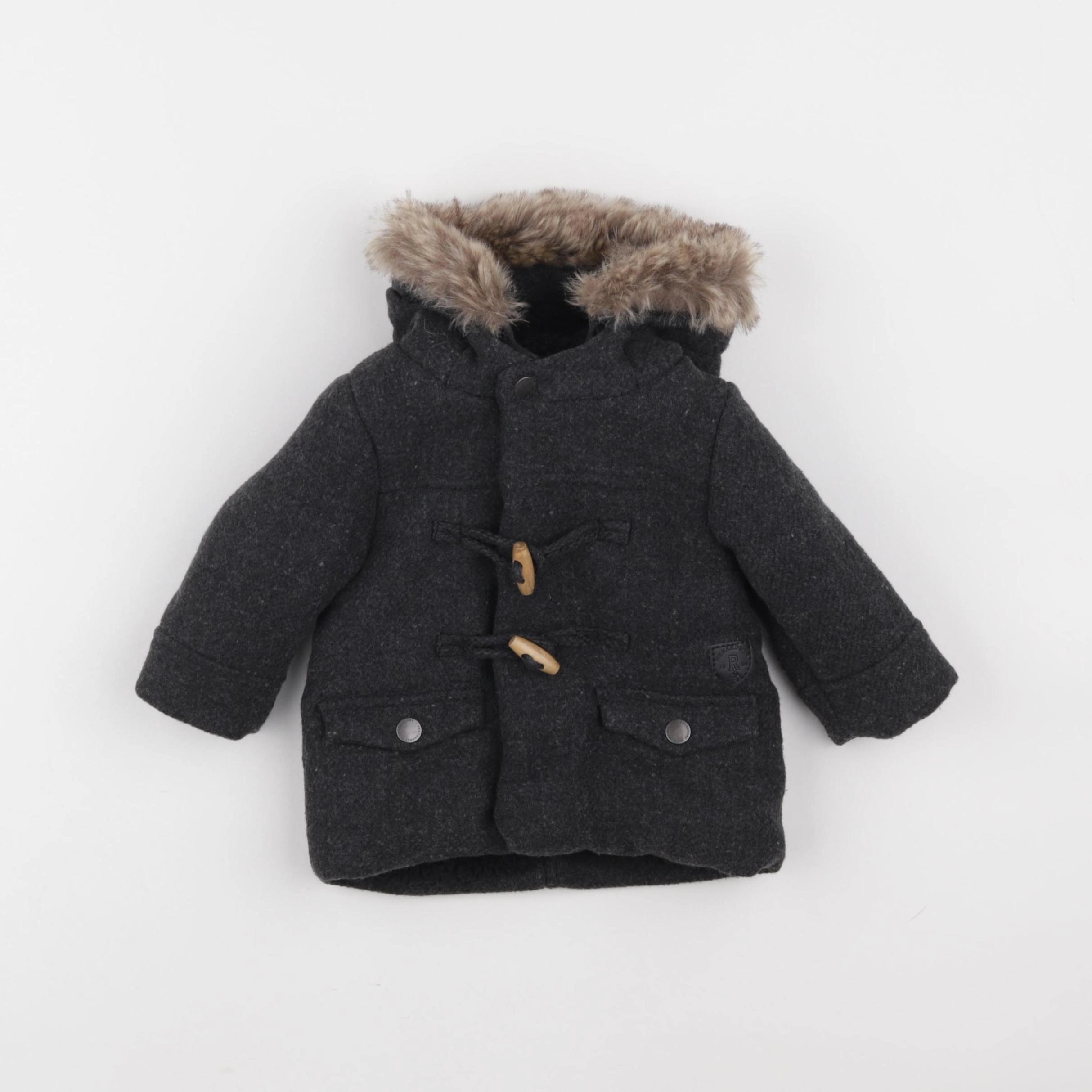 Vertbaudet - manteau gris - 3 mois