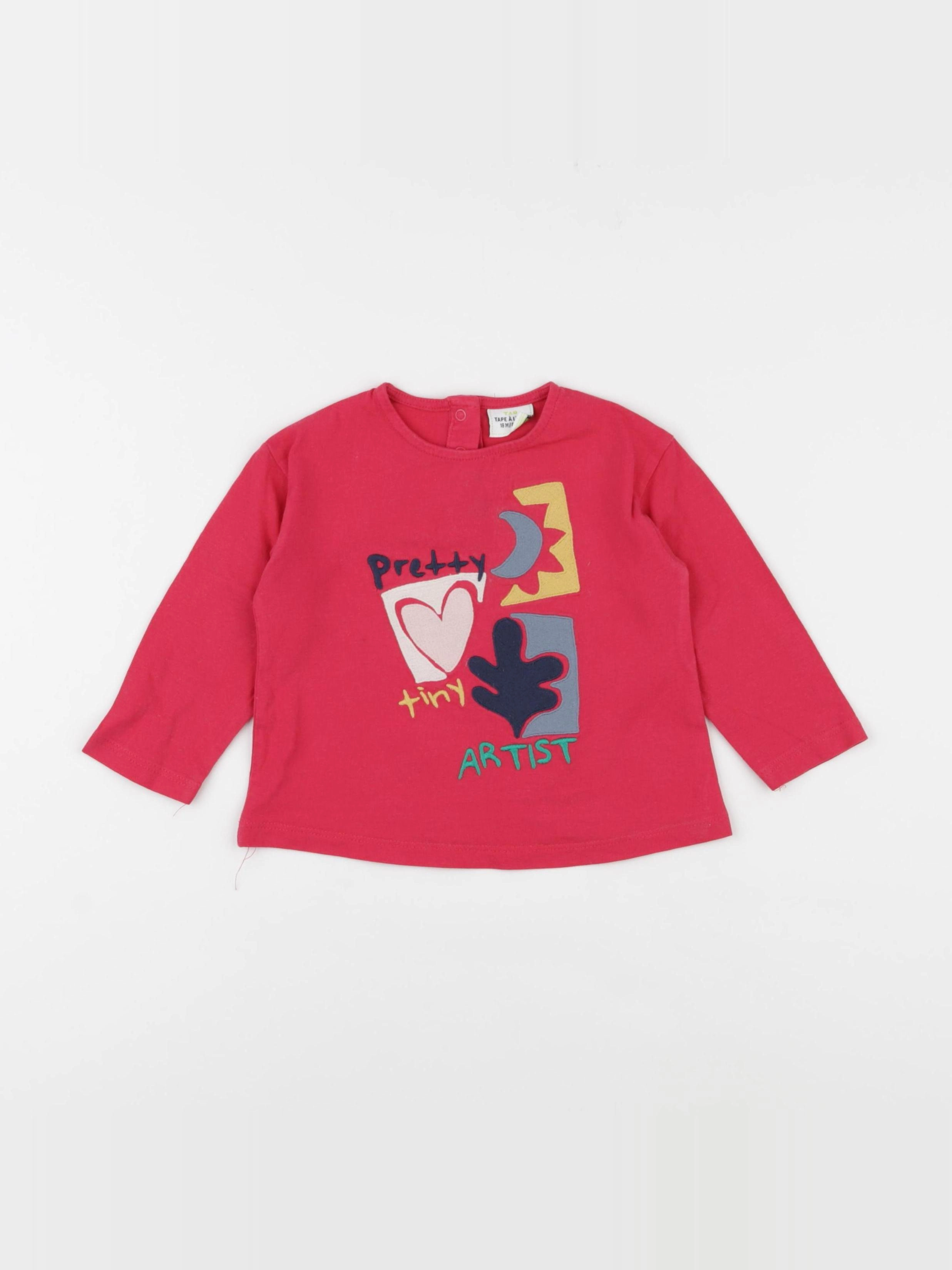 Tape à l'oeil - tee-shirt rose - 18 mois