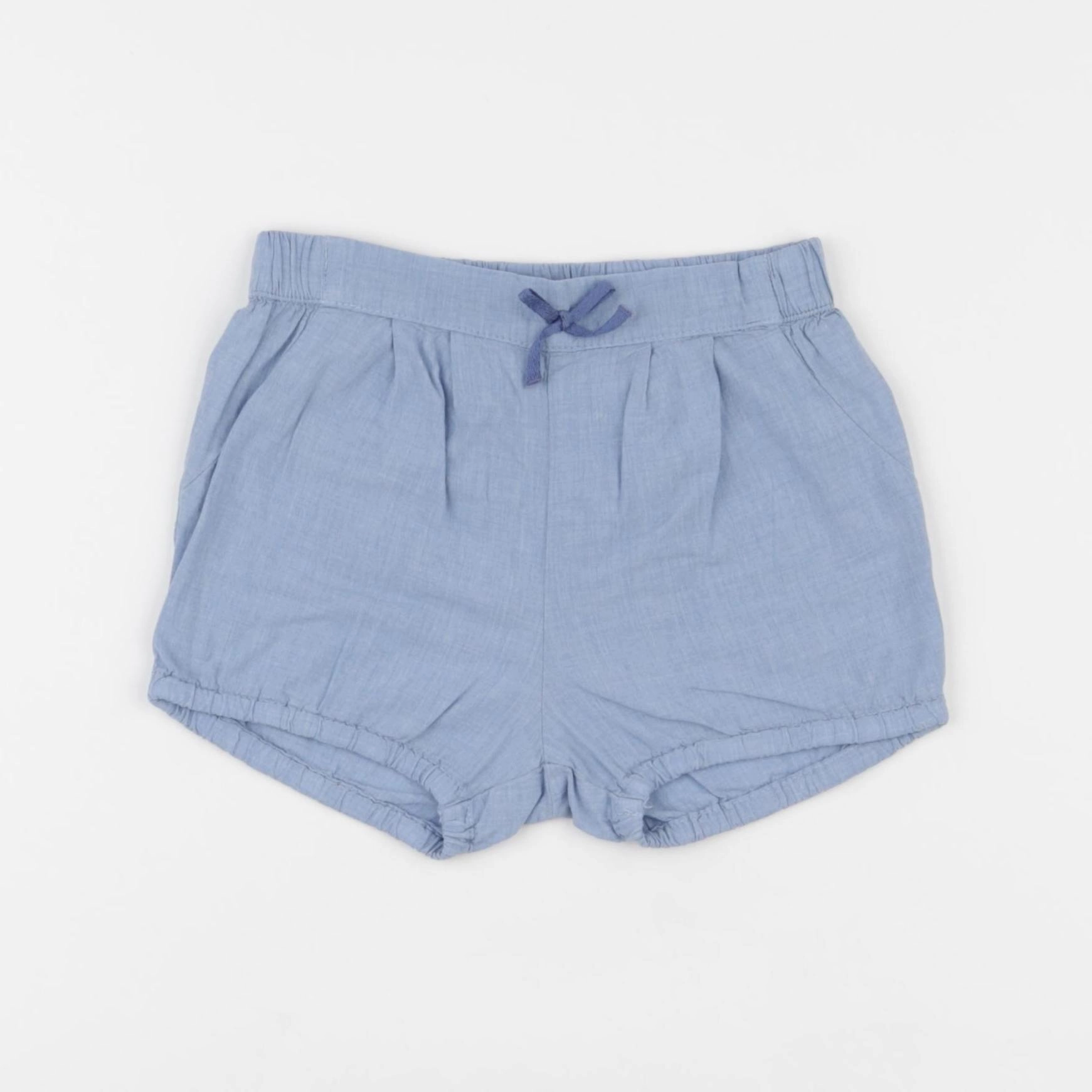 H&M - short bleu - 12/18 mois