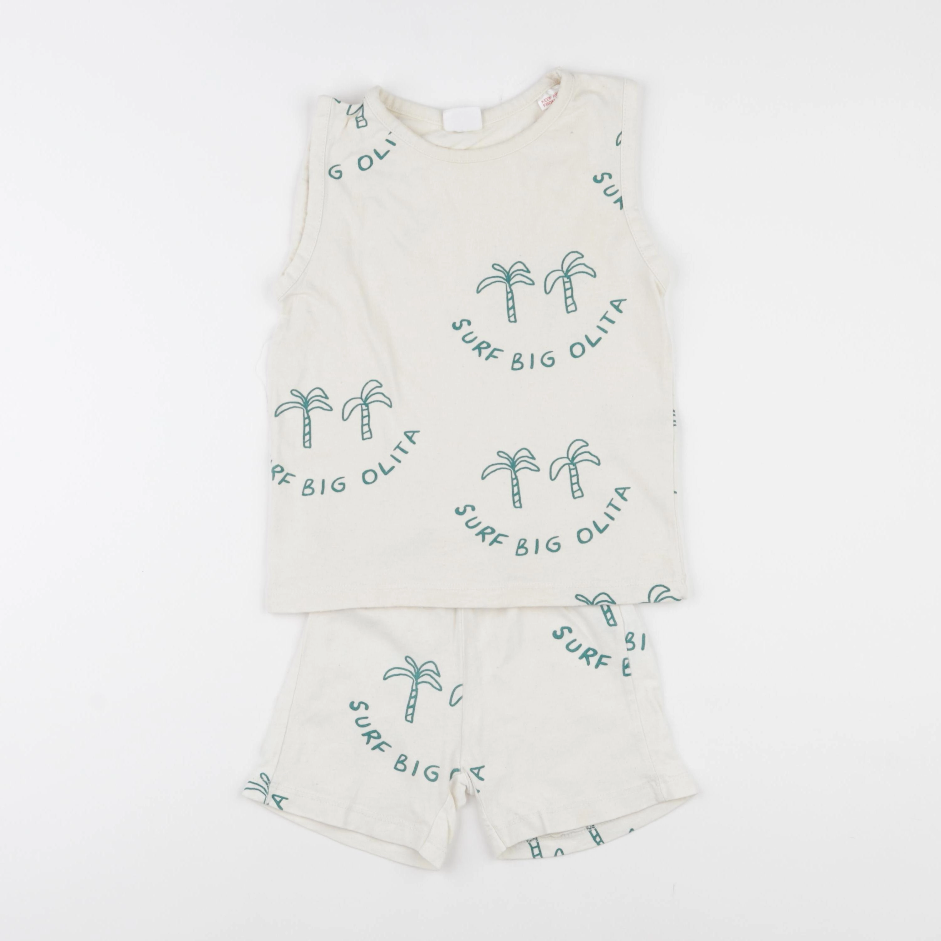 Zara - ensemble beige - 3/4 ans