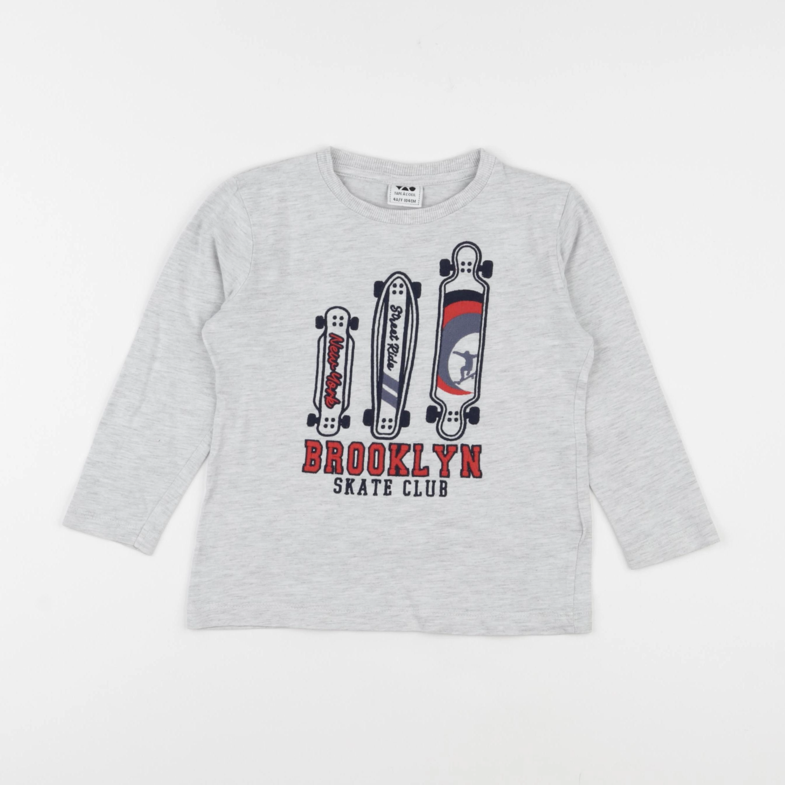Tape à l'oeil - tee-shirt gris - 4 ans