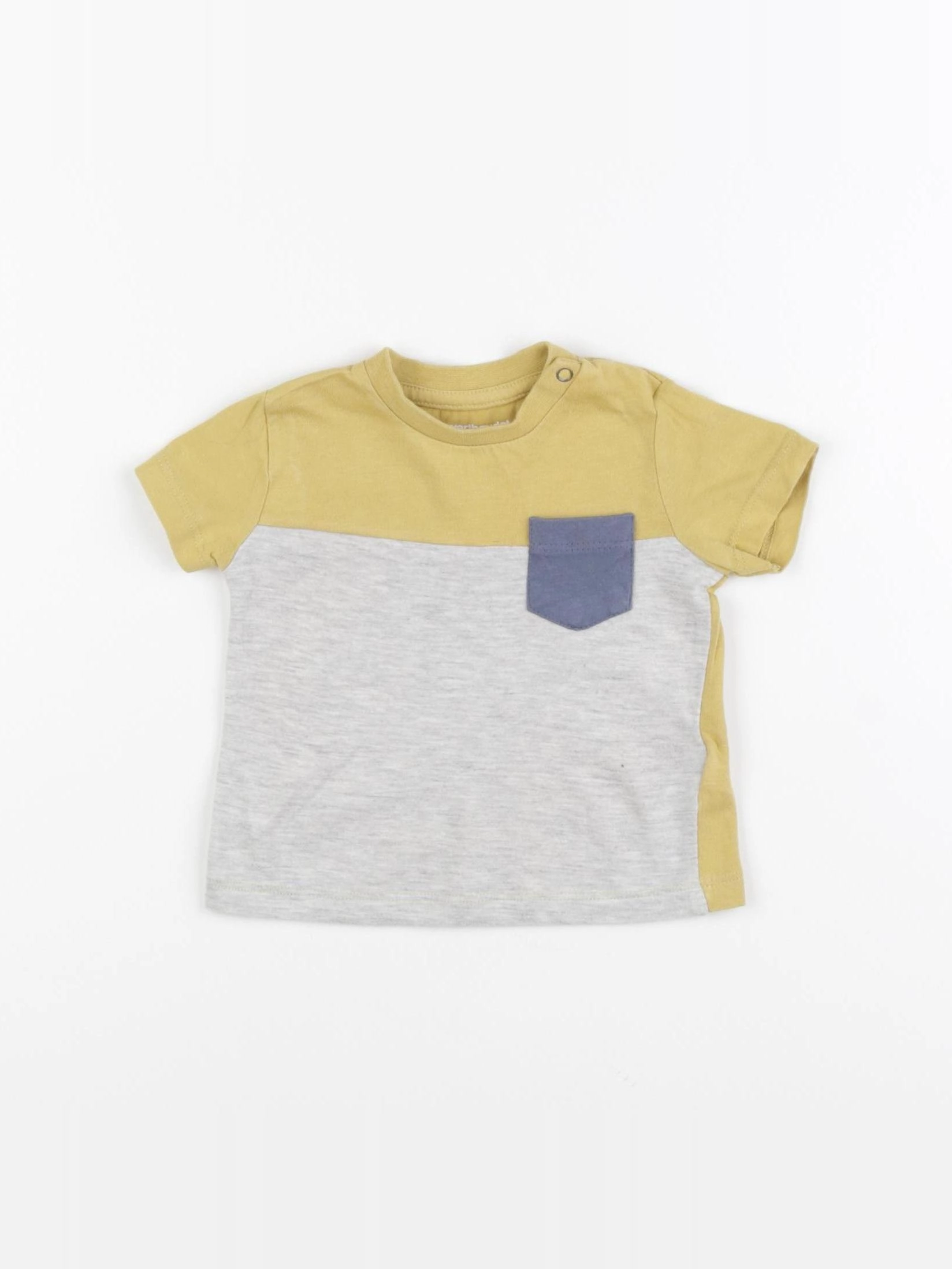 Vertbaudet - tee-shirt gris - 3 mois